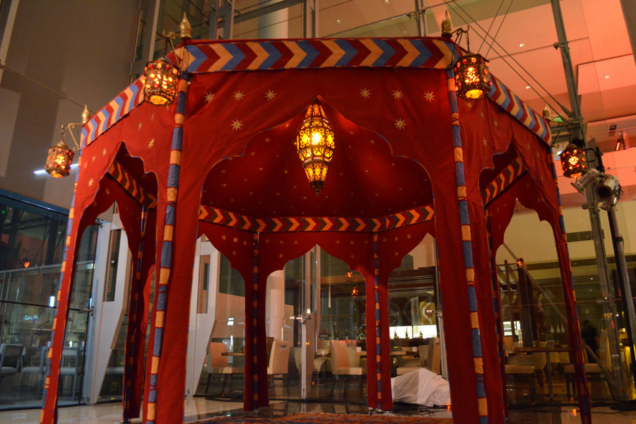Grand Ottoman Pavilion with ajmer center lamp and hex jewels.jpg