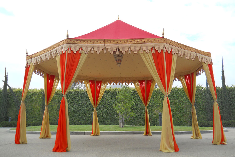 Raj Tent Luxury Grand Pavilion Indian Wedding Tent  Red and Orange.jpg