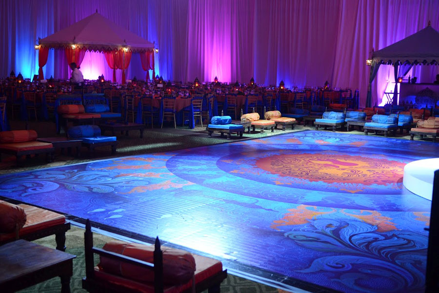 Raj Tents Honolulu Indian Wedding Dance Floor Lounge.JPG