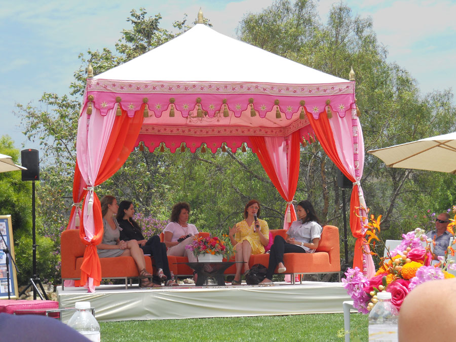 Raj Tents luxury tent Pergola stage WIPA Malibu 2011.jpg