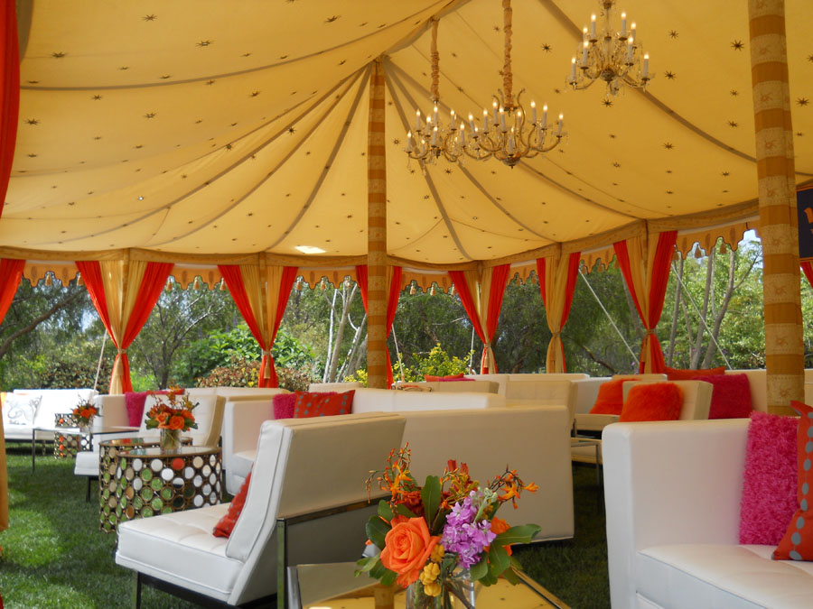 Raj Tents luxury tent Maharaja lounge  WIPA  Malibu 2011.jpg