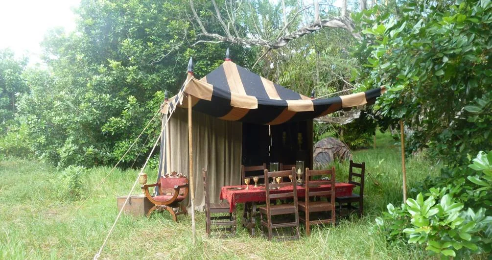 Raj Tents Pirates of the Caribbean Spanish camp set tents7.jpg