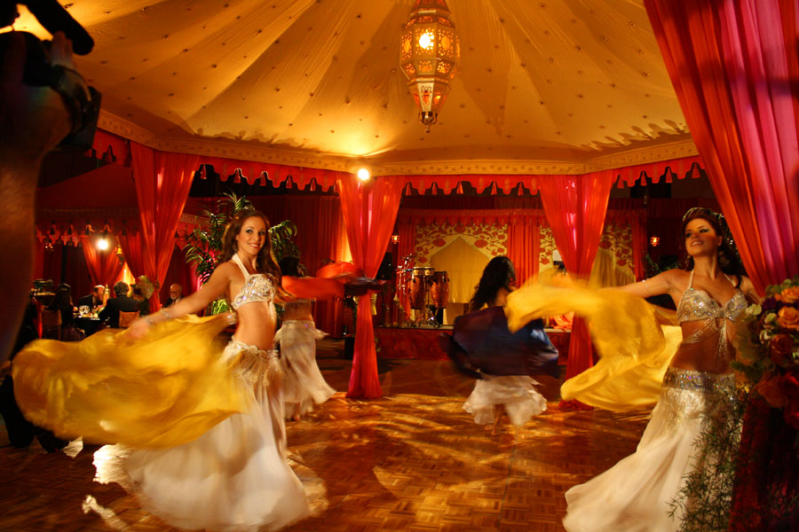 Raj Tents Dance Pavilion Belly Dancers Moroccan Ballroom Transformation David Tutera My Fair Wedding.jpg
