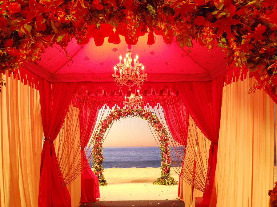 Frame Tent entrance for outsourced episode.jpg