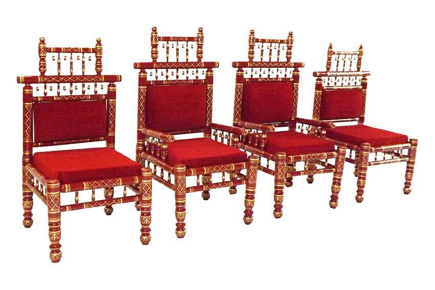 Raj Tents Indian Wedding Throne Red side.JPG