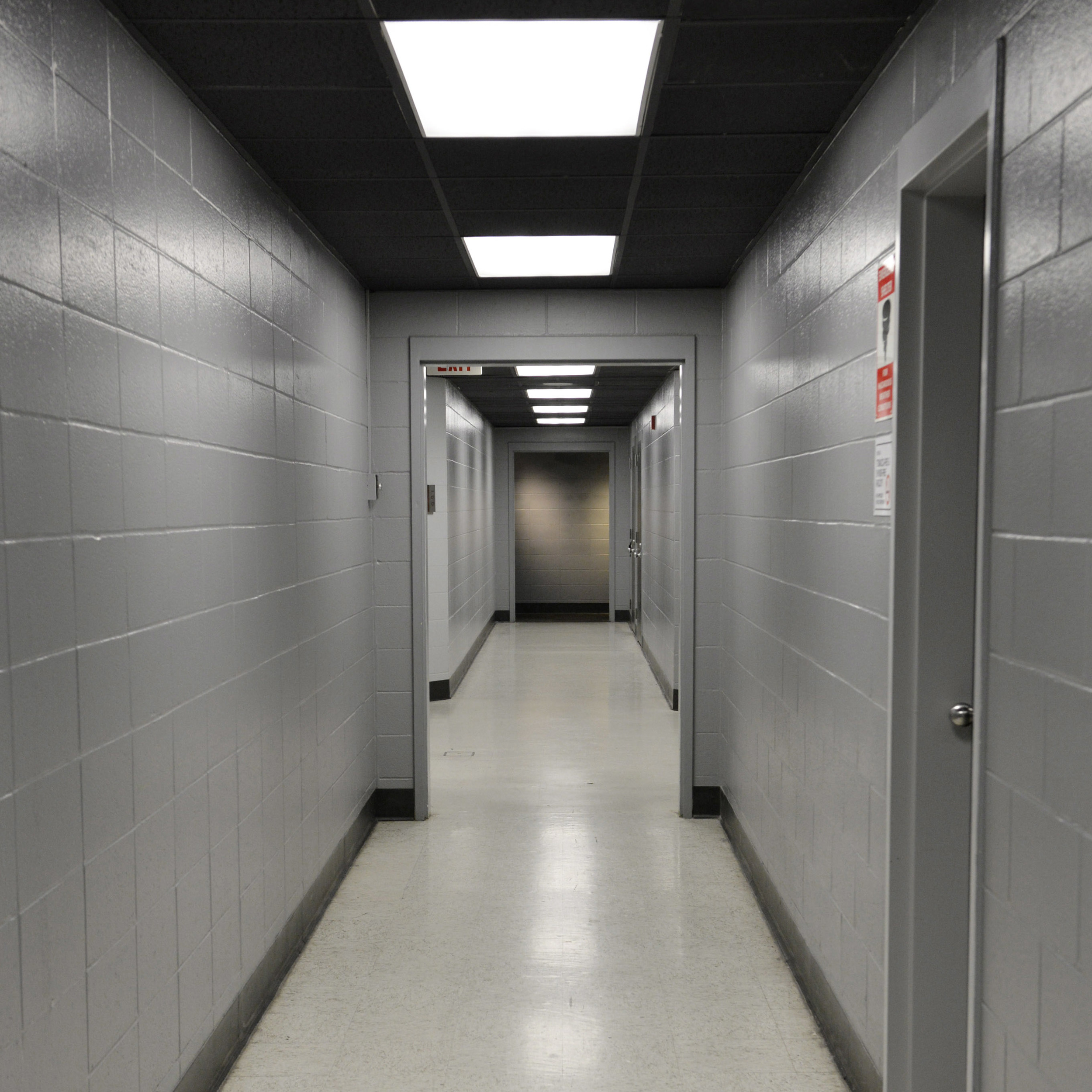 Hallway to studio