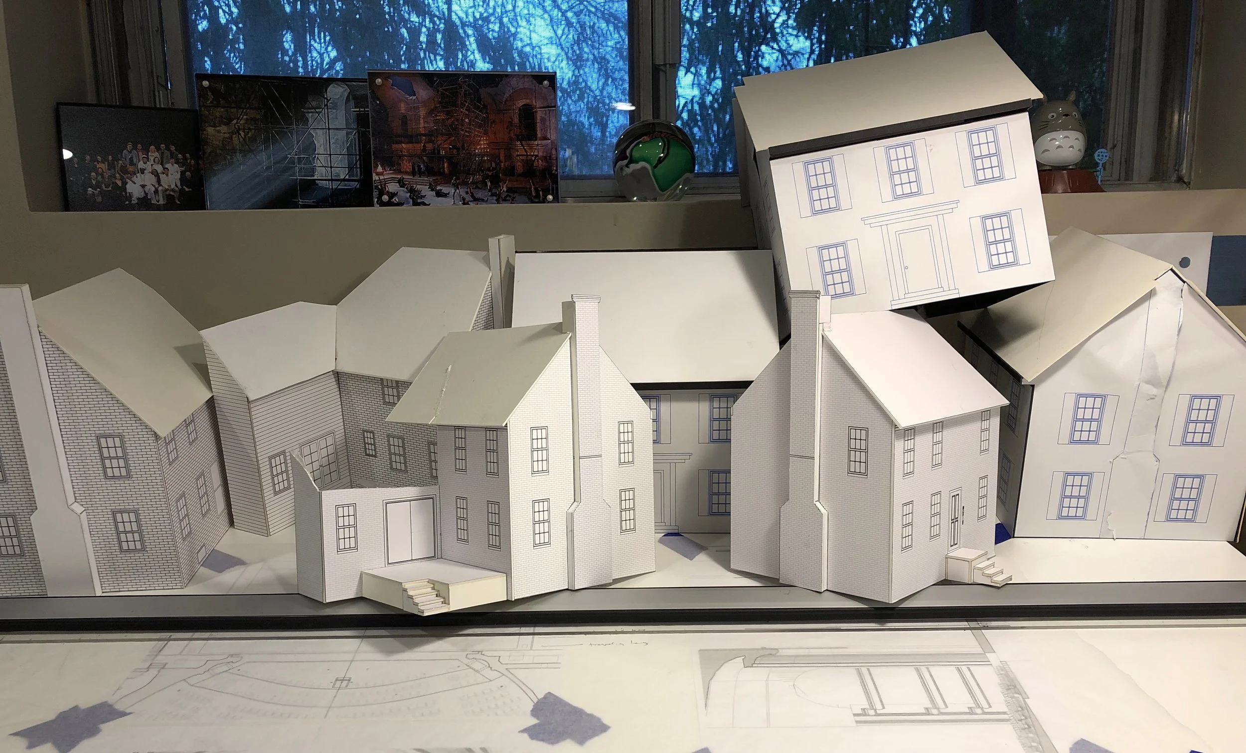 We tried a few variations before we settled on the design….