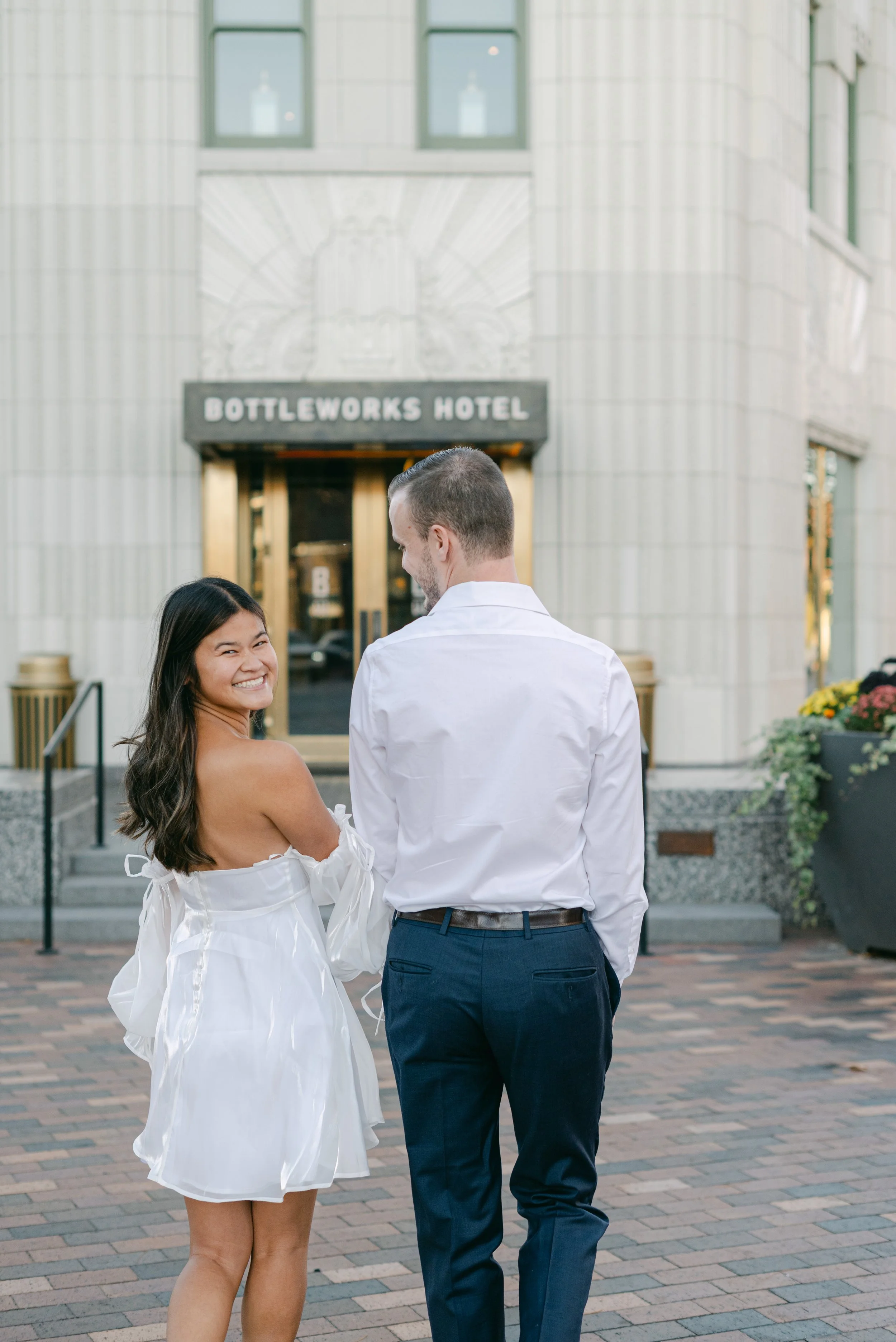 Kristen Bowen Photography, Indianapolis Wedding Photographer, Bottleworks Hotel, Engagement Session