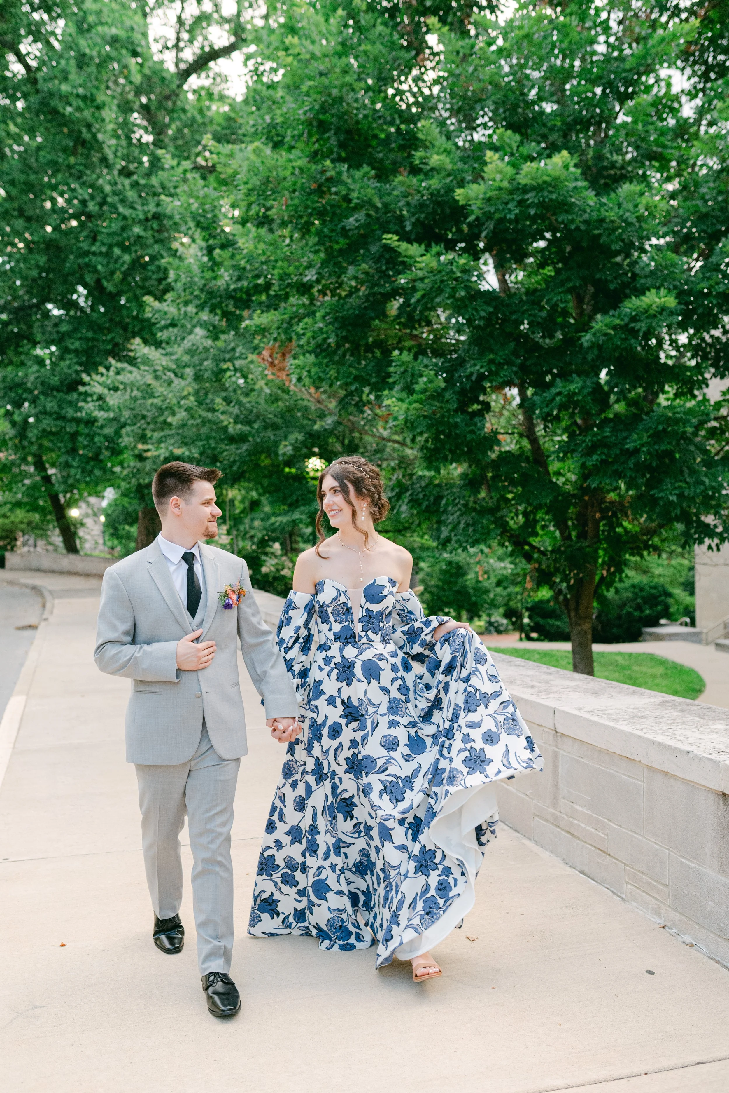 A Romantic Garden-Inspired Bloomington Wedding: Clare &amp; Chris