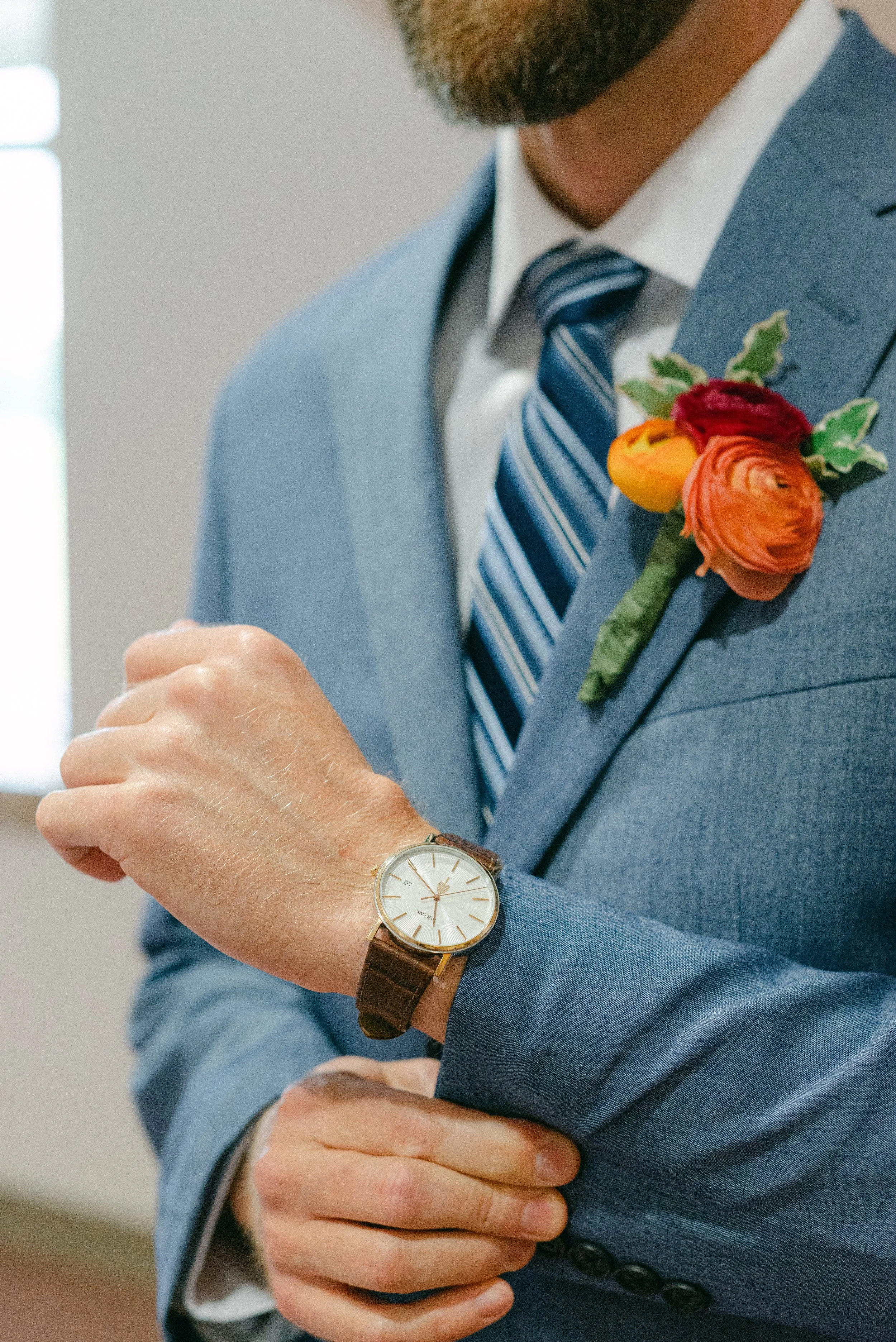Kristen Bowen Photography, Indianapolis Wedding Photographer, Artisan Acres Wedding, Groom details