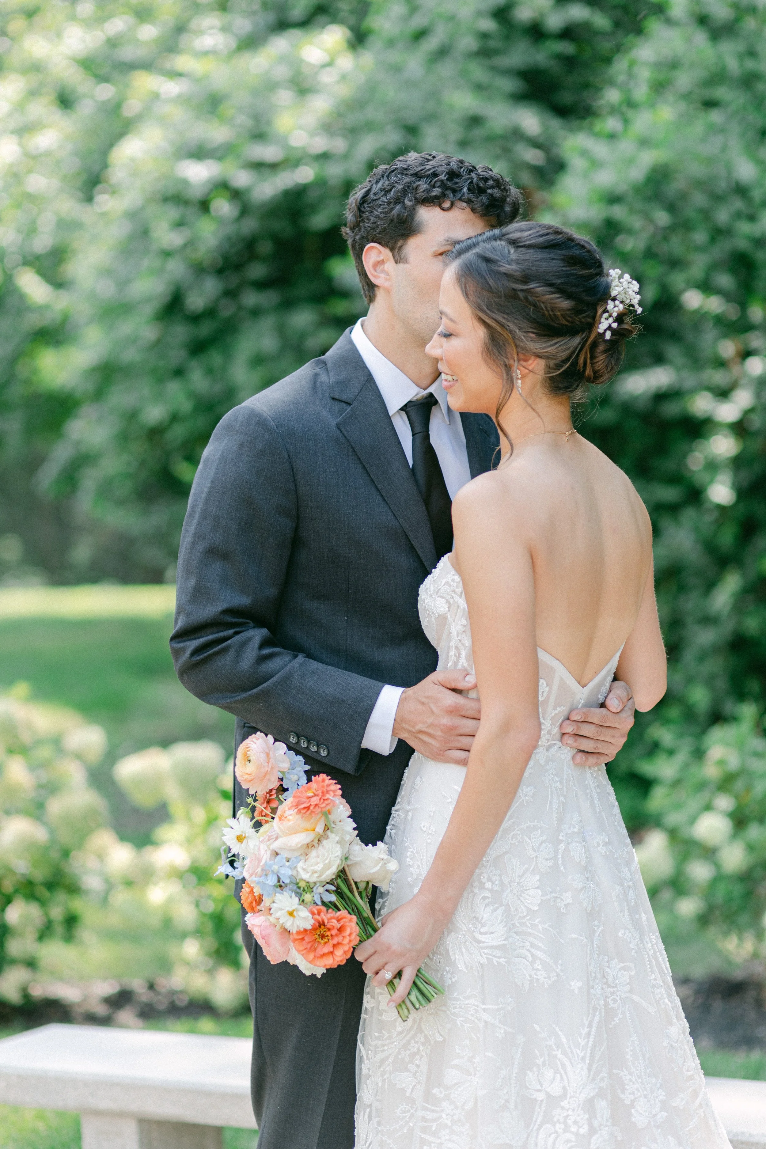 Kristen Bowen Photography, Indianapolis Wedding Photographer, Laurel Hall Wedding, Bride and groom portraits