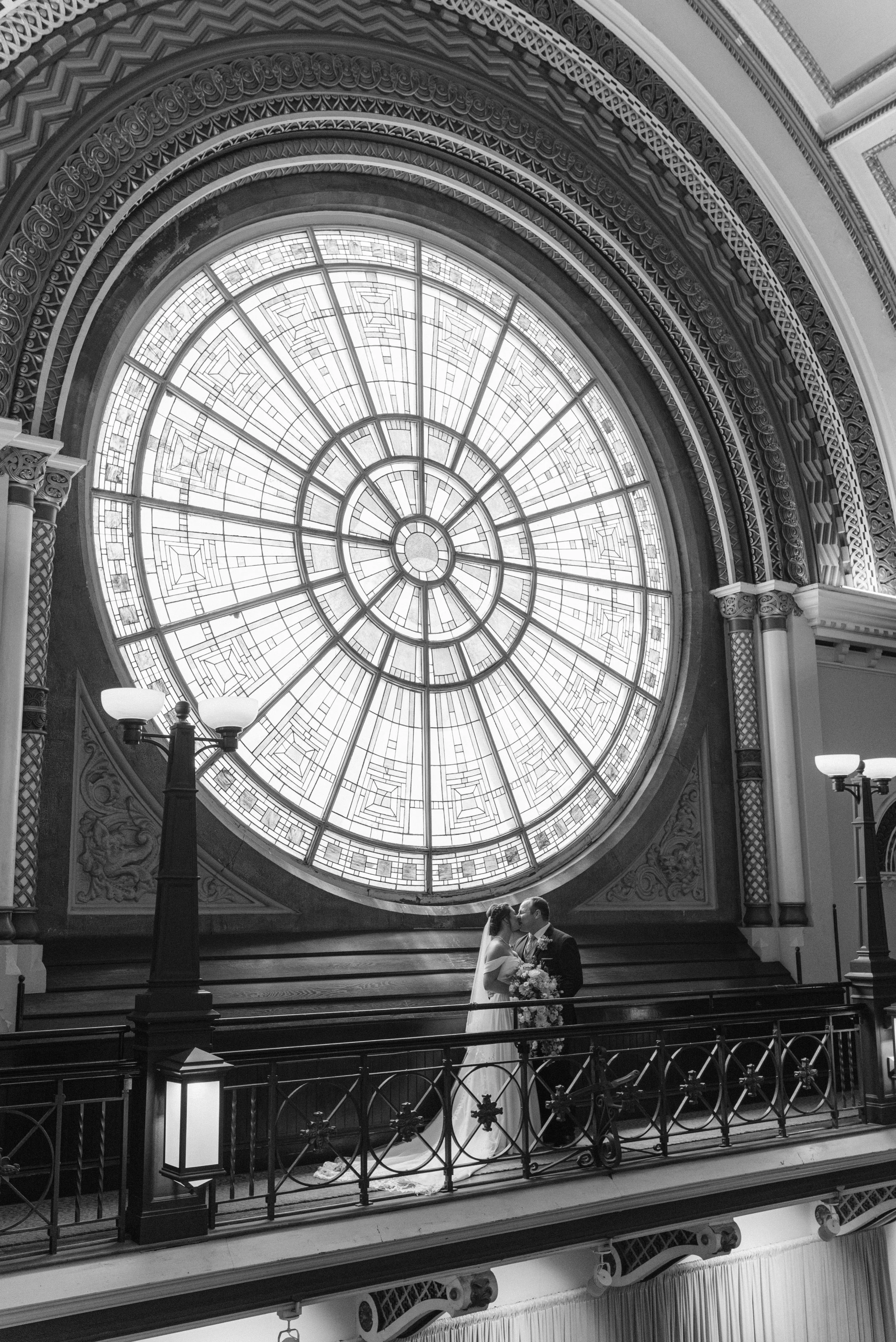 Kristen Bowen Photography, Indianapolis Wedding Photographer, Union Station Wedding, Bride and Groom Portraits