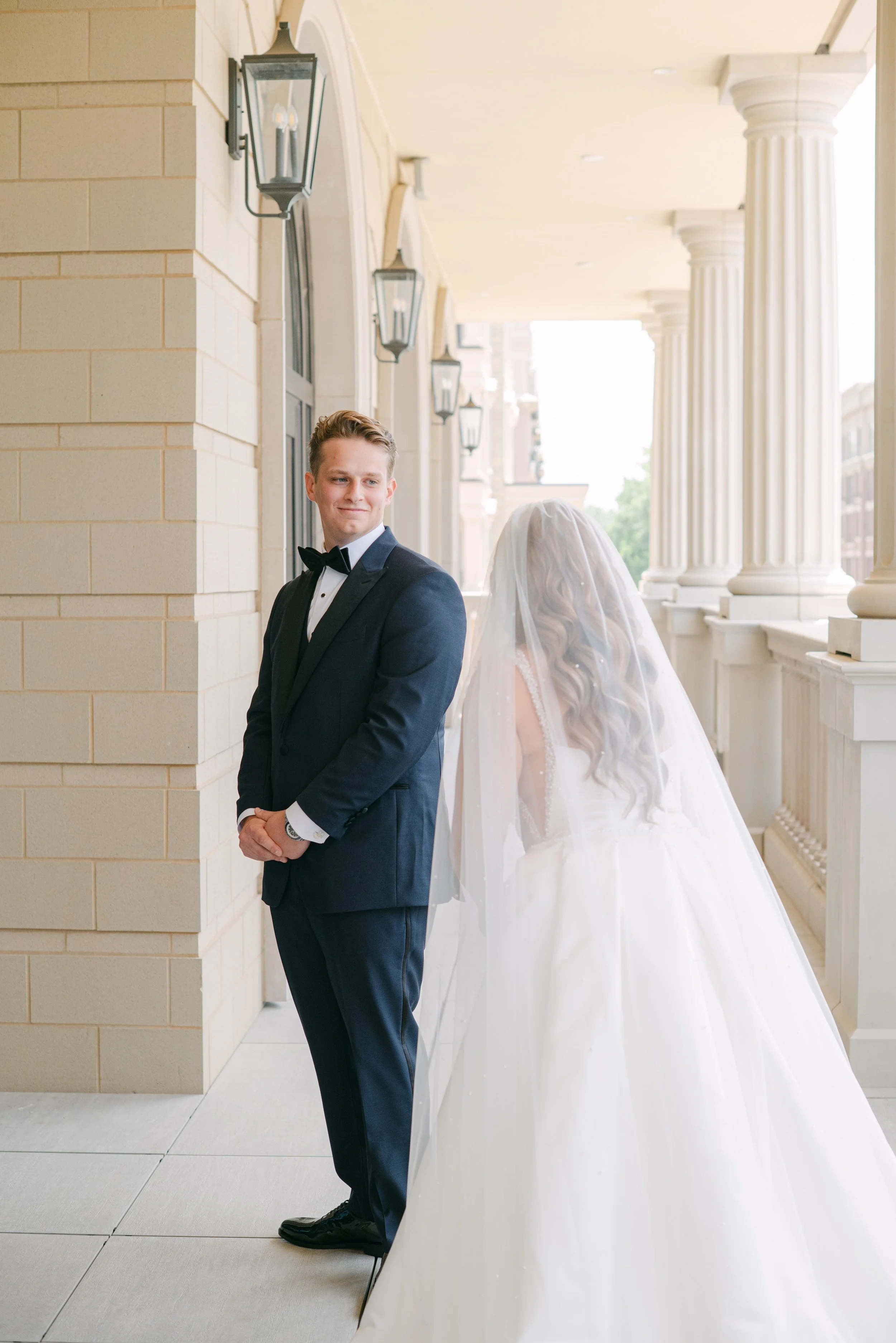 Kristen Bowen Photography, Indianapolis Wedding Photographer, Hotel Carmichael Wedding, first look