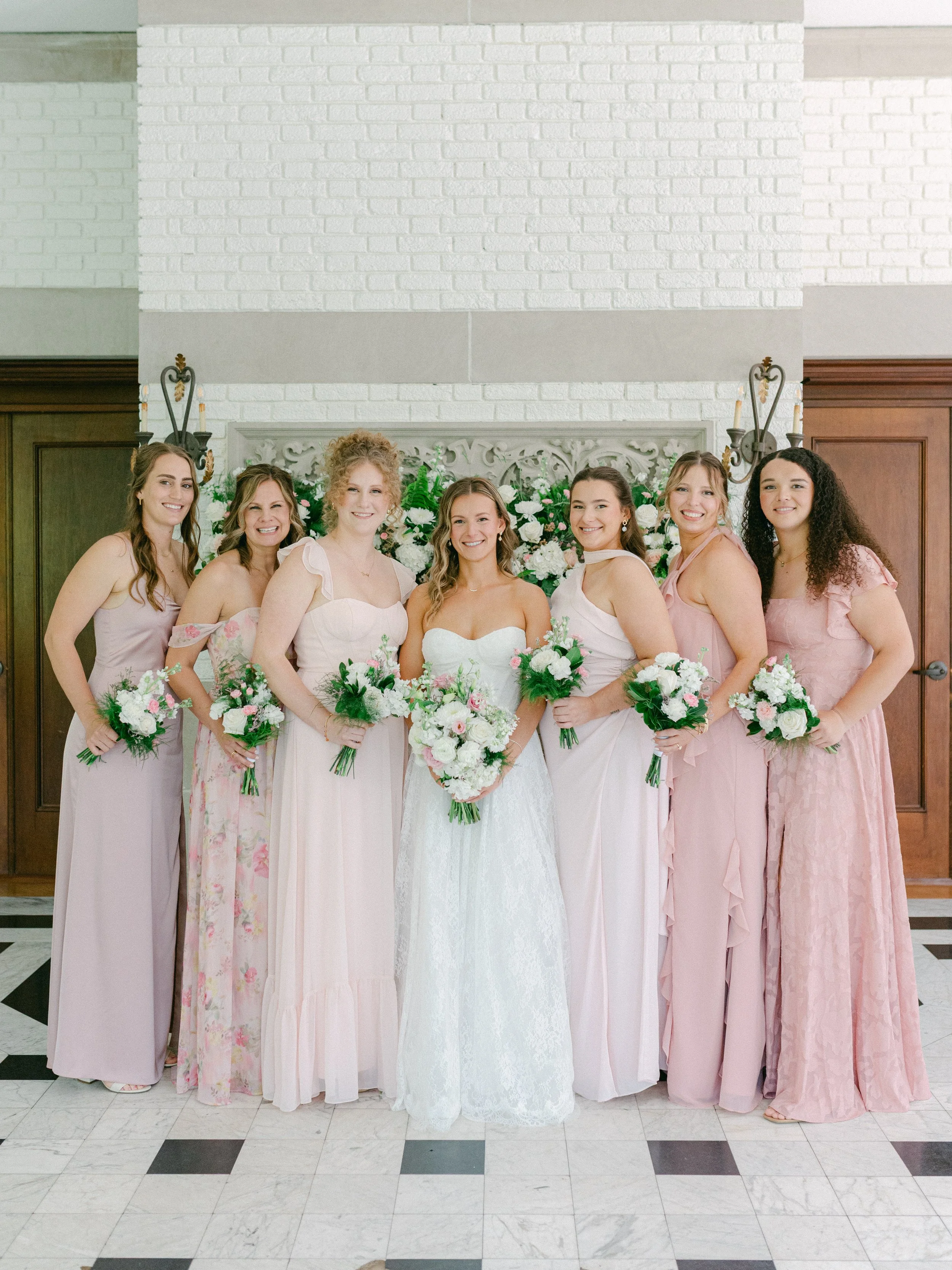 Kristen Bowen Photography, Indianapolis Wedding Photographer, Laurel Hall Wedding, Bridal Party Portraits