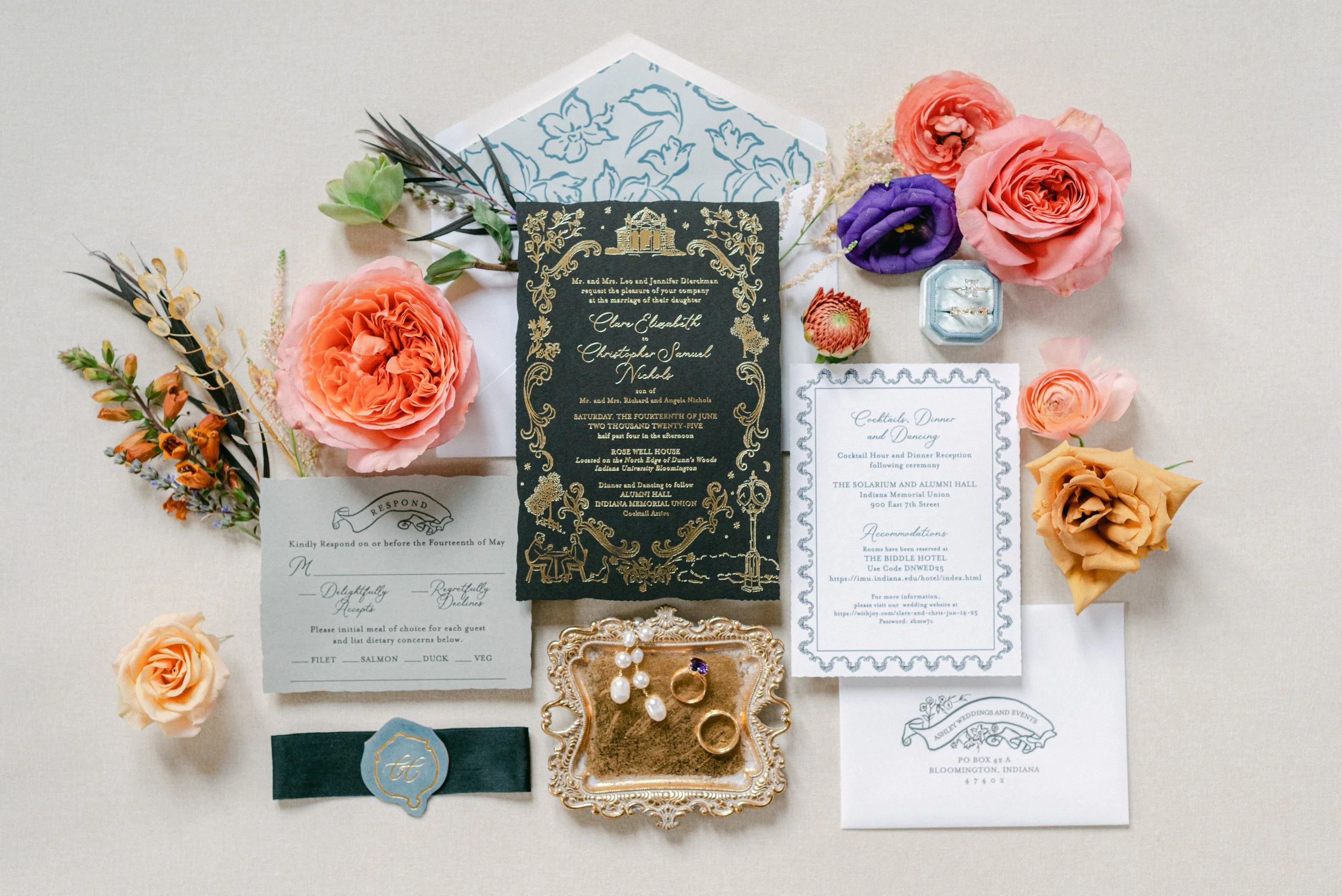 Kristen Bowen Photography, Indianapolis Wedding Photographer, Garden Inspired Wedding