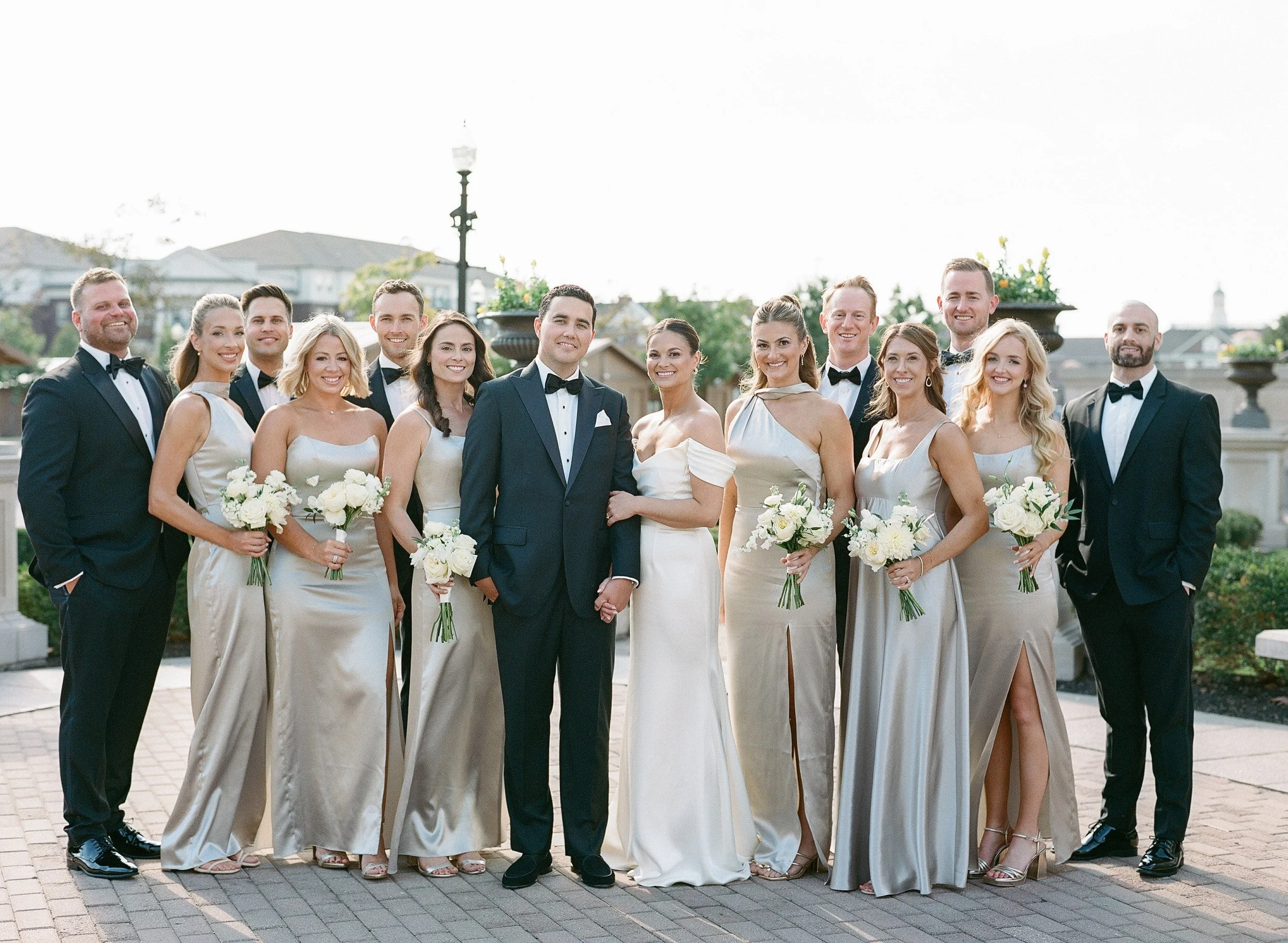 Kristen Bowen Photography, Indianapolis Wedding Photographer, Hotel Carmichael Wedding, Bridal party portraits