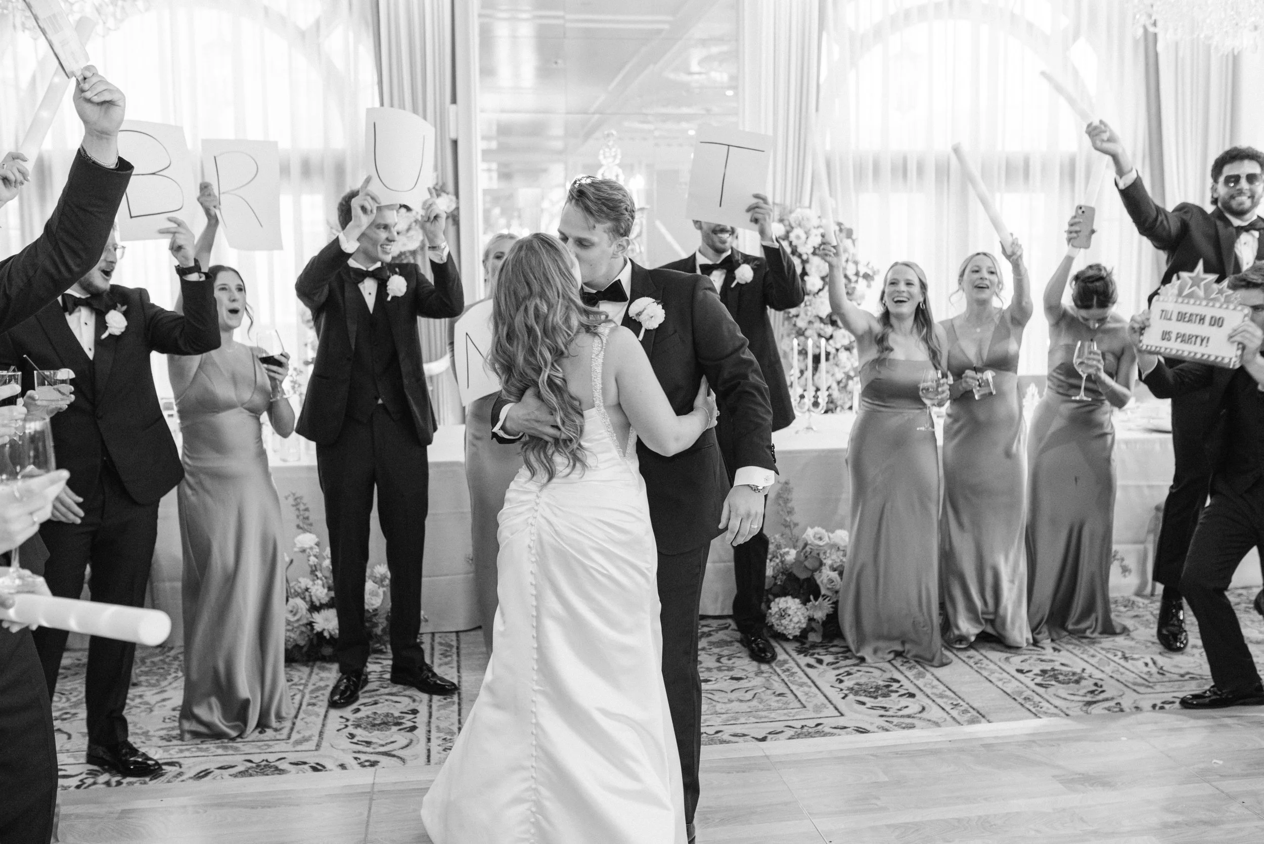 Kristen Bowen Photography, Indianapolis Wedding Photographer, Hotel Carmichael Wedding, Reception, first dance