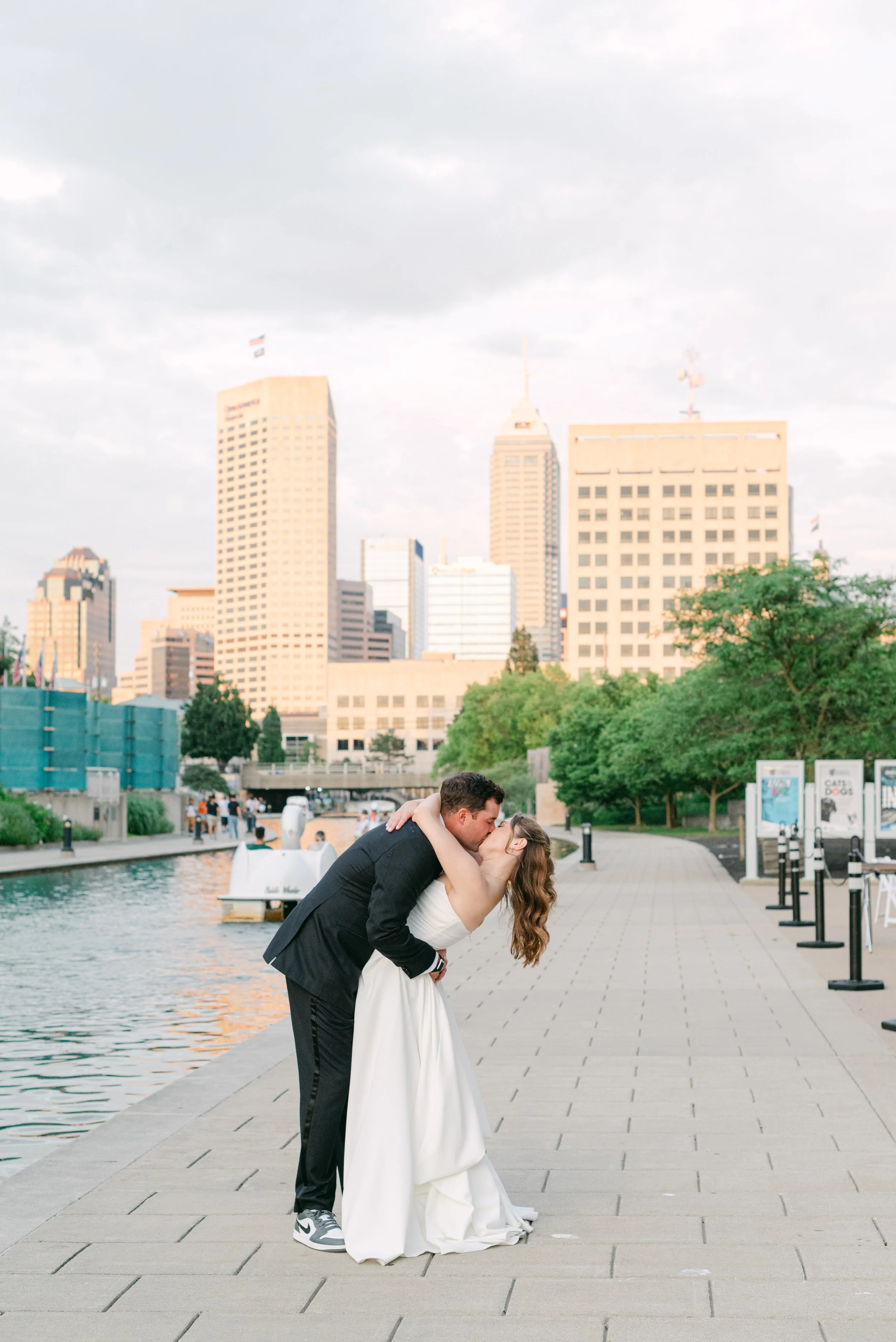 Kristen Bowen Photography, Indianapolis Wedding Photographer, Indiana State Museum Wedding, Bride and Groom Portraits