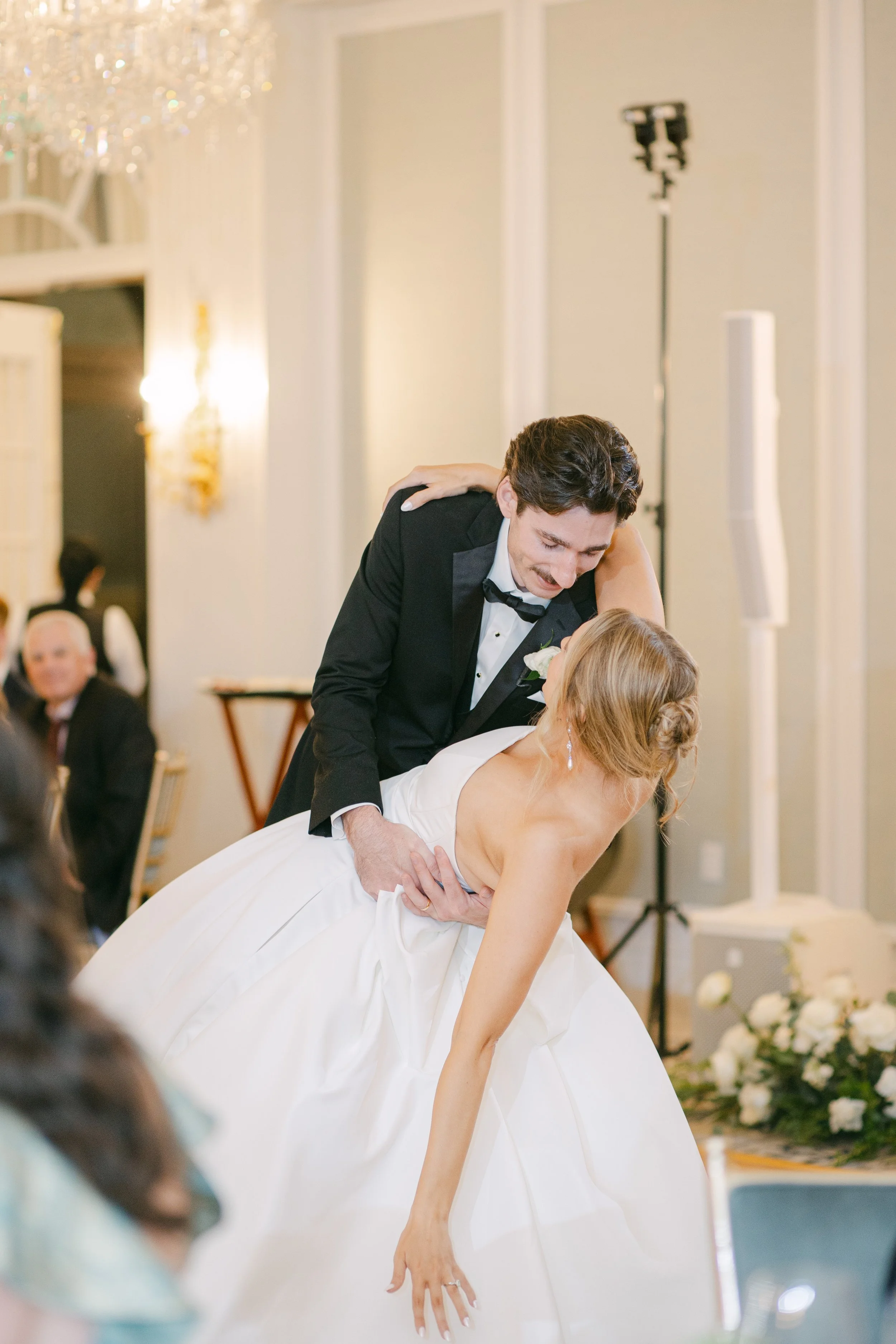 Kristen Bowen Photography, Indianapolis Wedding Photographer, Hotel Carmichael Wedding, wedding reception, first dance