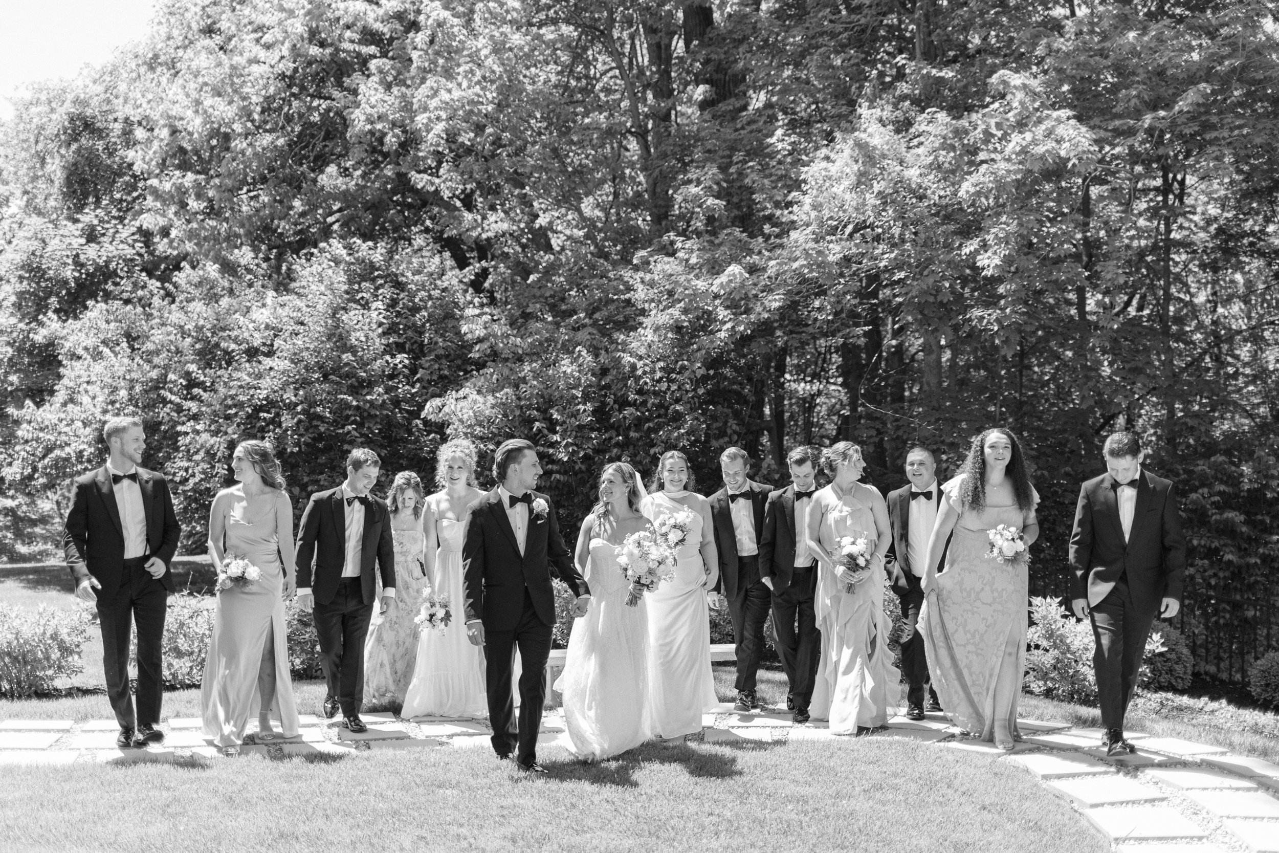 Kristen Bowen Photography, Indianapolis Wedding Photographer, Laurel Hall Wedding, Bridal Party Portraits