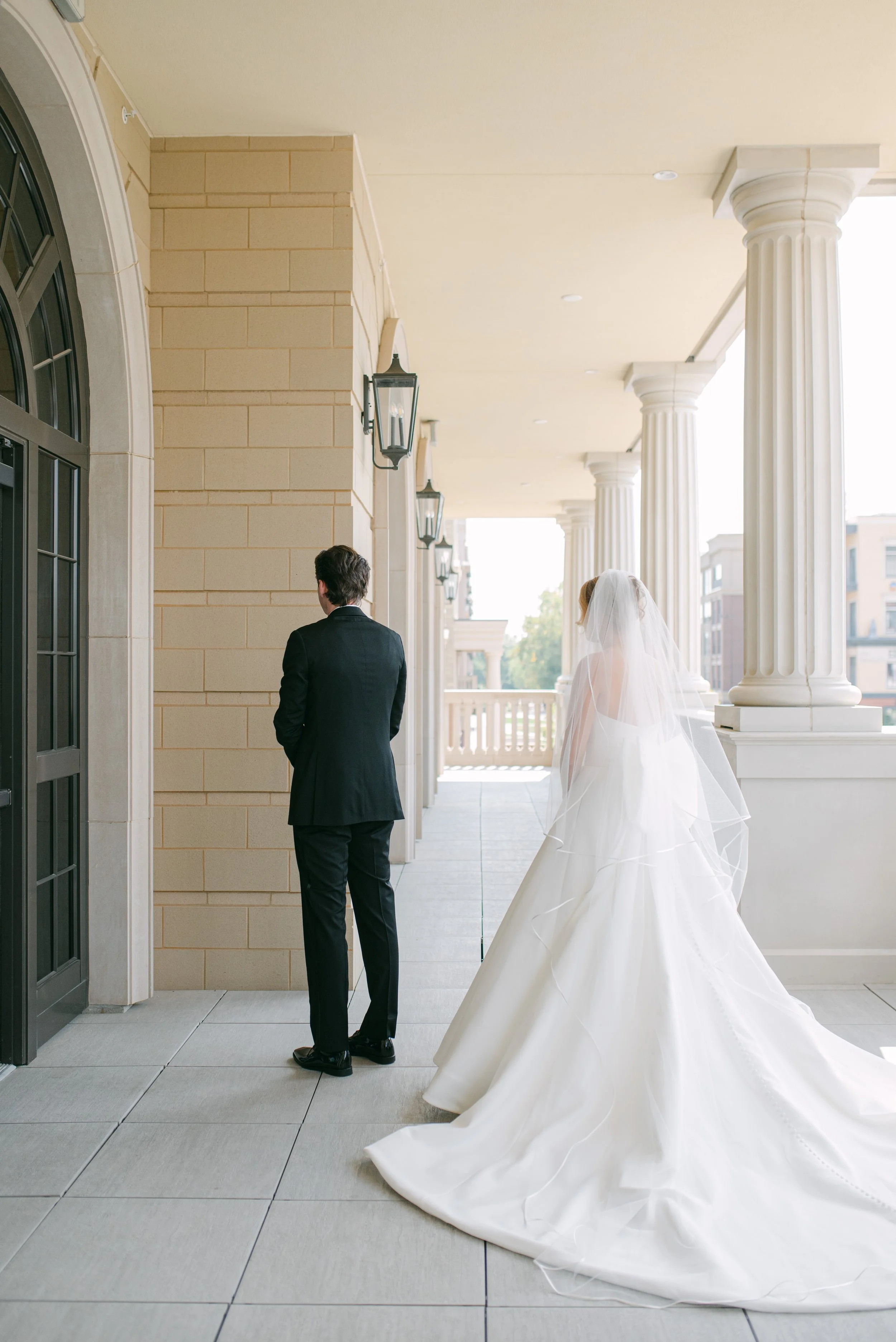 Kristen Bowen Photography, Indianapolis Wedding Photographer, Hotel Carmichael Wedding, first look