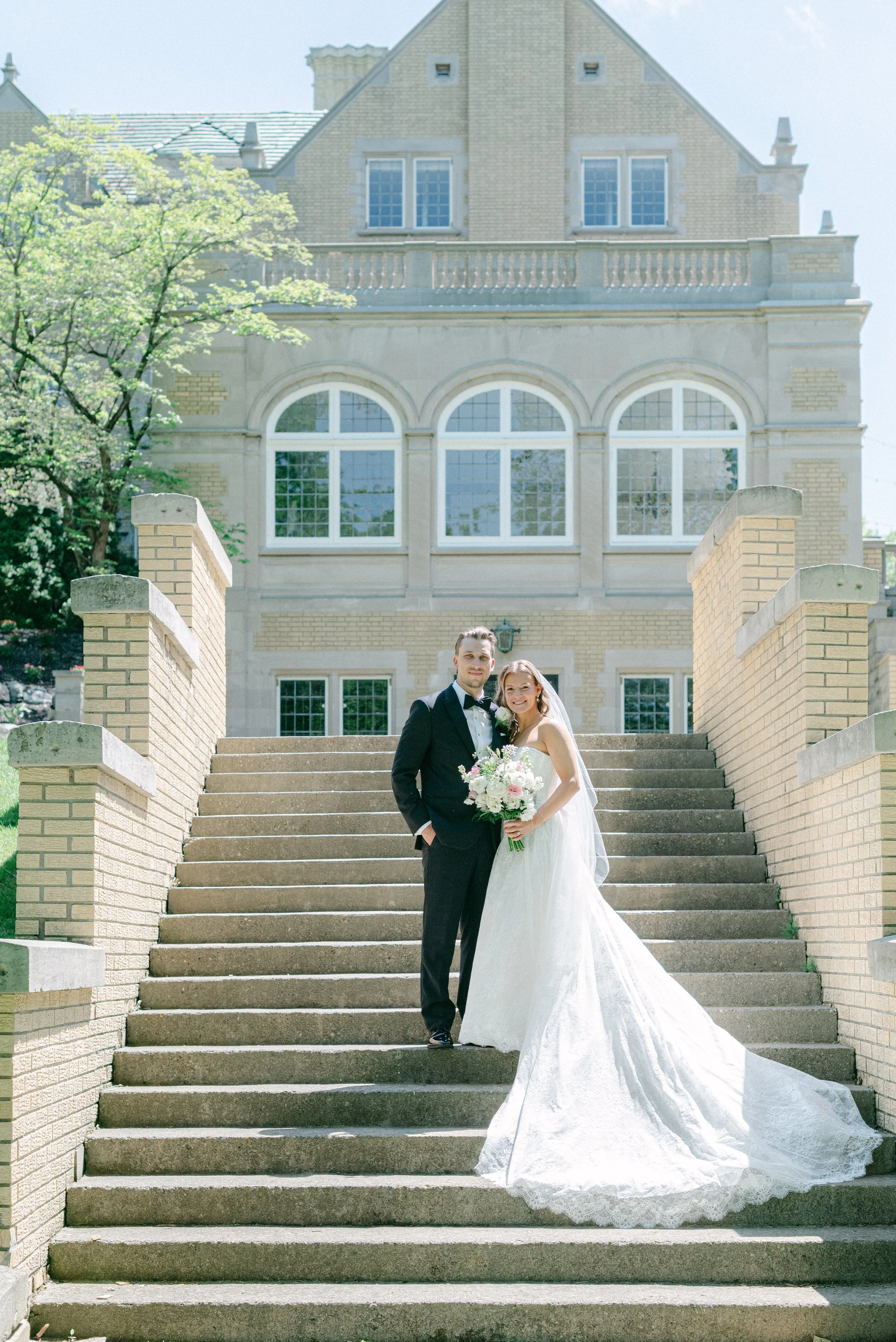 Kristen Bowen Photography, Indianapolis Wedding Photographer, Laurel Hall Wedding, Bride and Groom Portraits