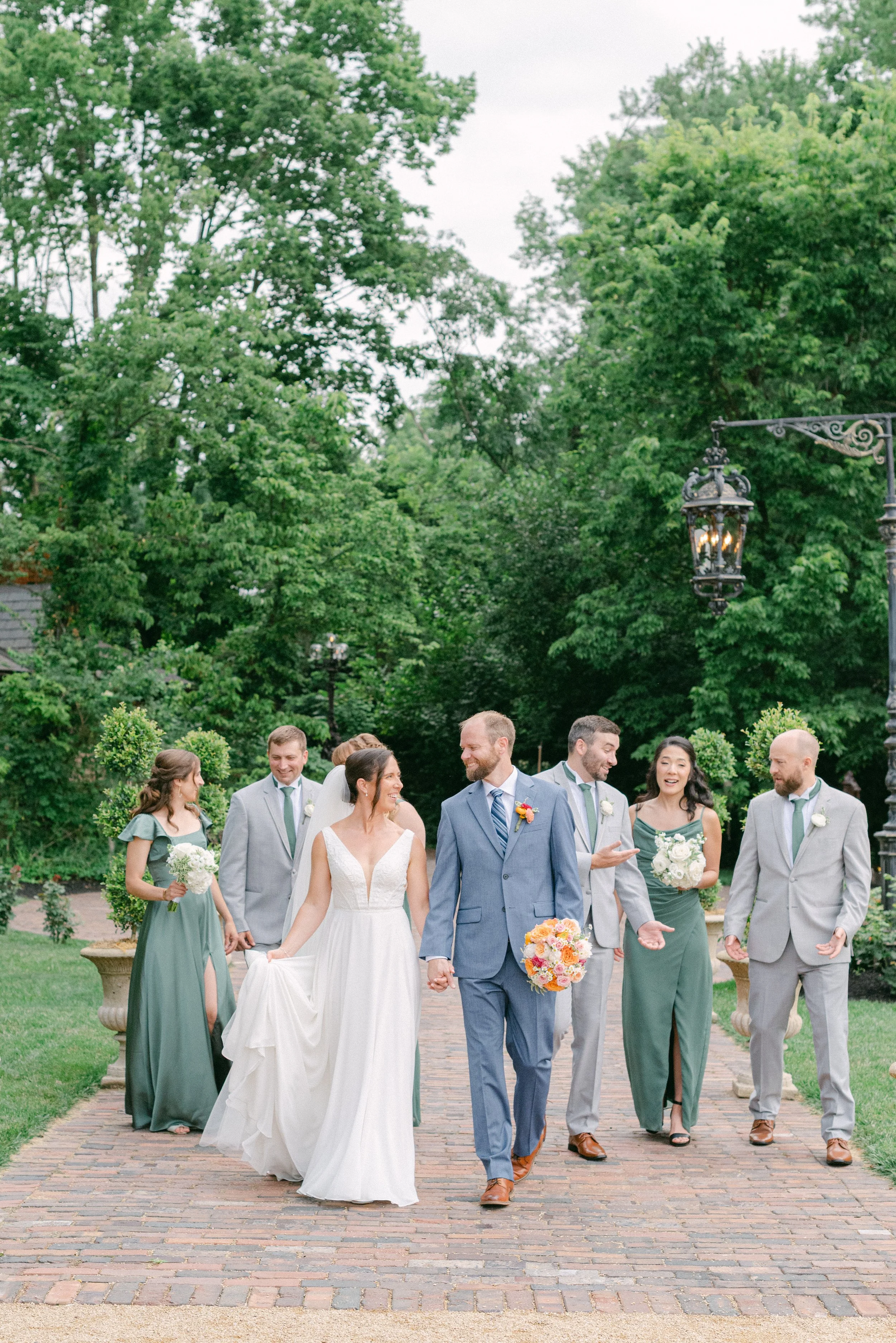 Kristen Bowen Photography, Indianapolis Wedding Photographer, Artisan Acres Wedding, Bridal Party Portraits