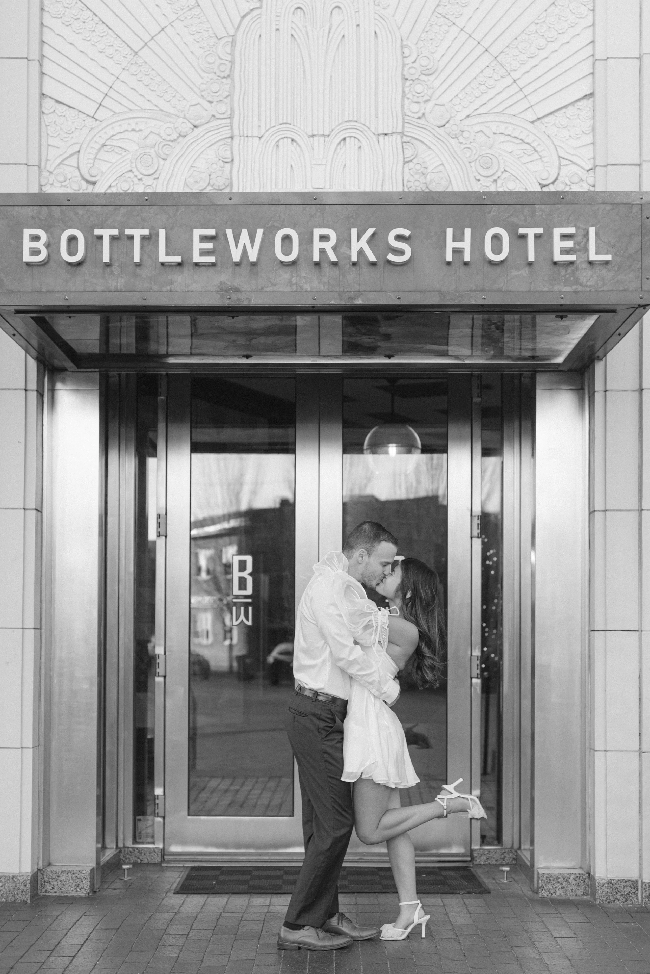 Kristen Bowen Photography, Indianapolis Wedding Photographer, Bottleworks Hotel, Engagement Session