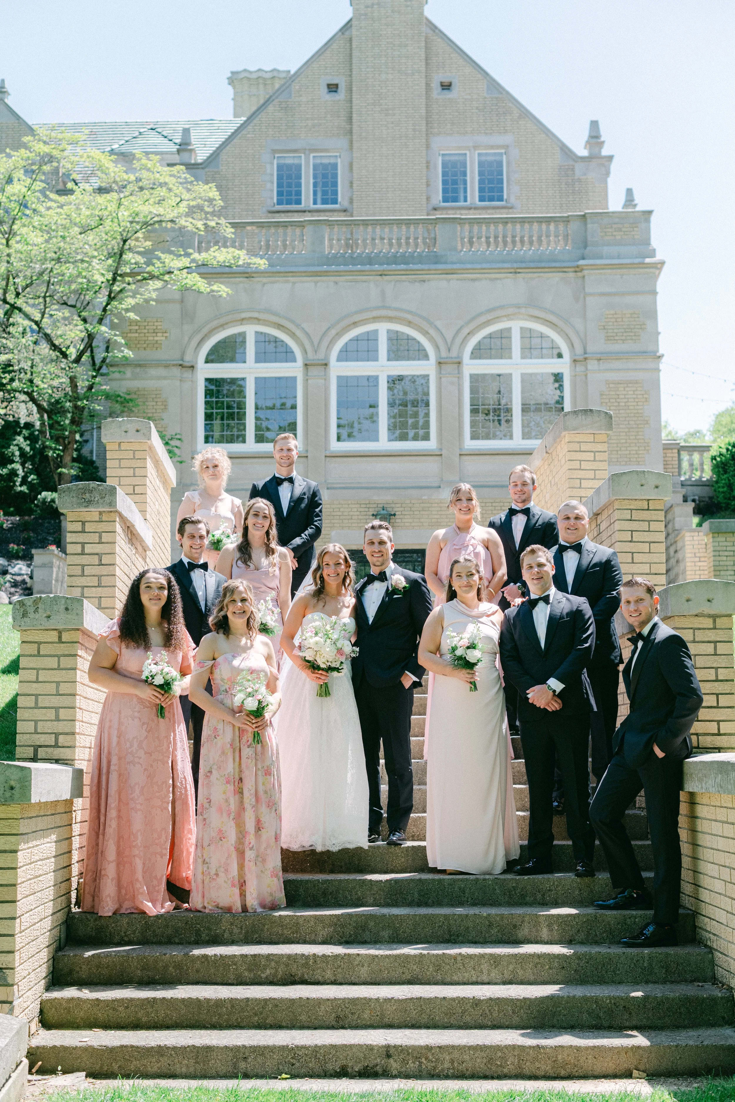 Kristen Bowen Photography, Indianapolis Wedding Photographer, Laurel Hall Wedding, Bridal Party Portraits