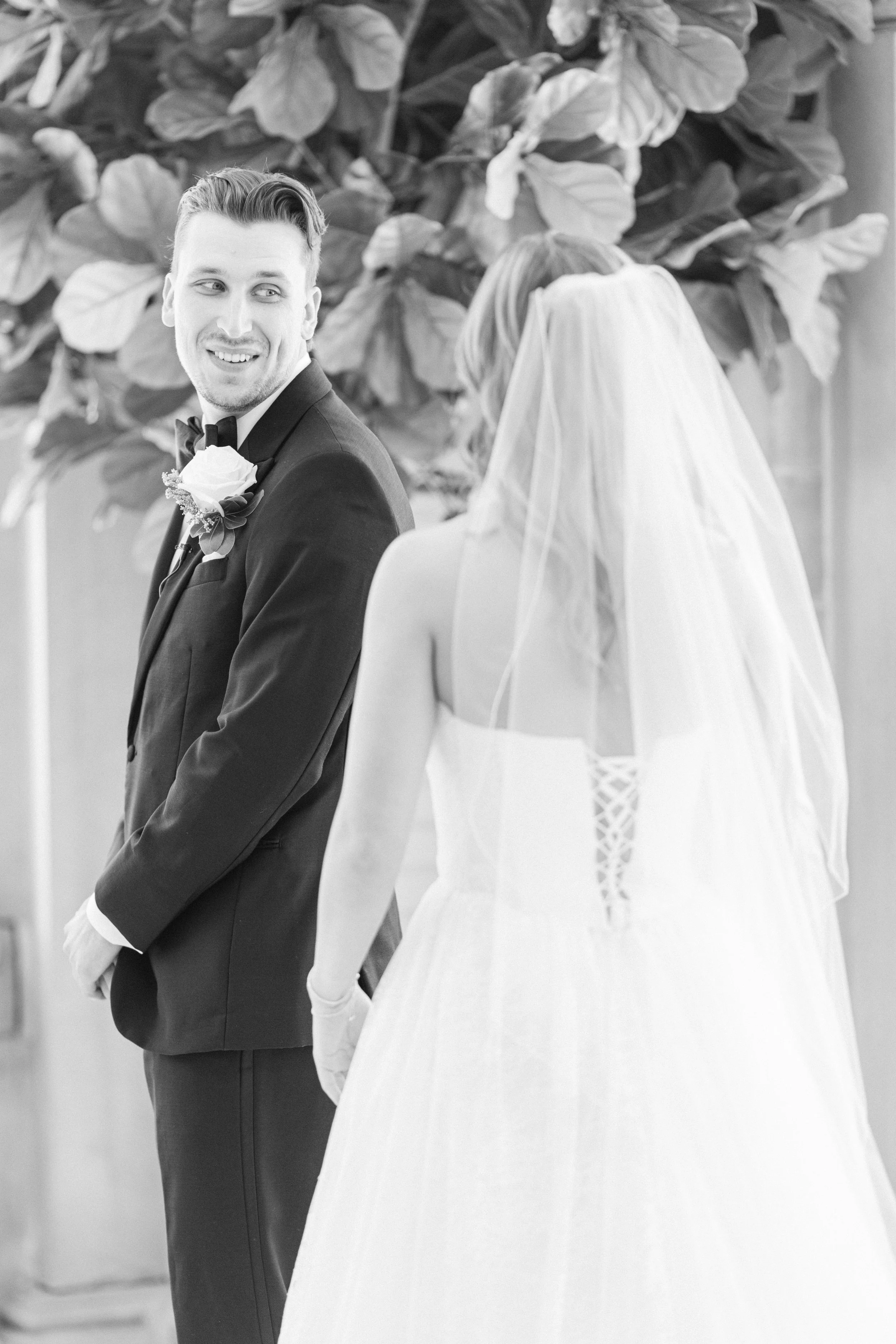 Kristen Bowen Photography, Indianapolis Wedding Photographer, Laurel Hall Wedding, First Look