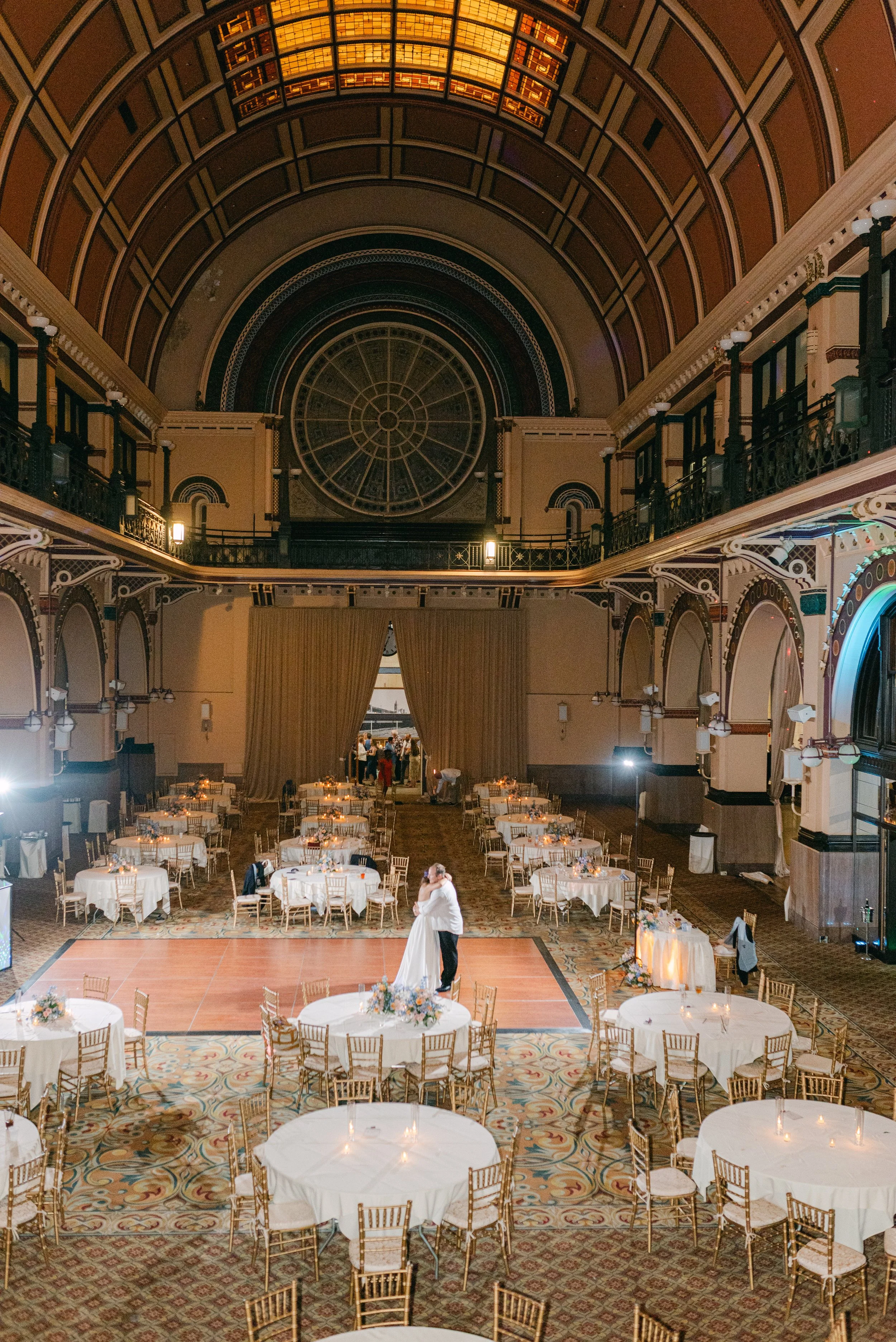 Kristen Bowen Photography, Indianapolis Wedding Photographer, Union Station Wedding, Wedding Reception, Private dance