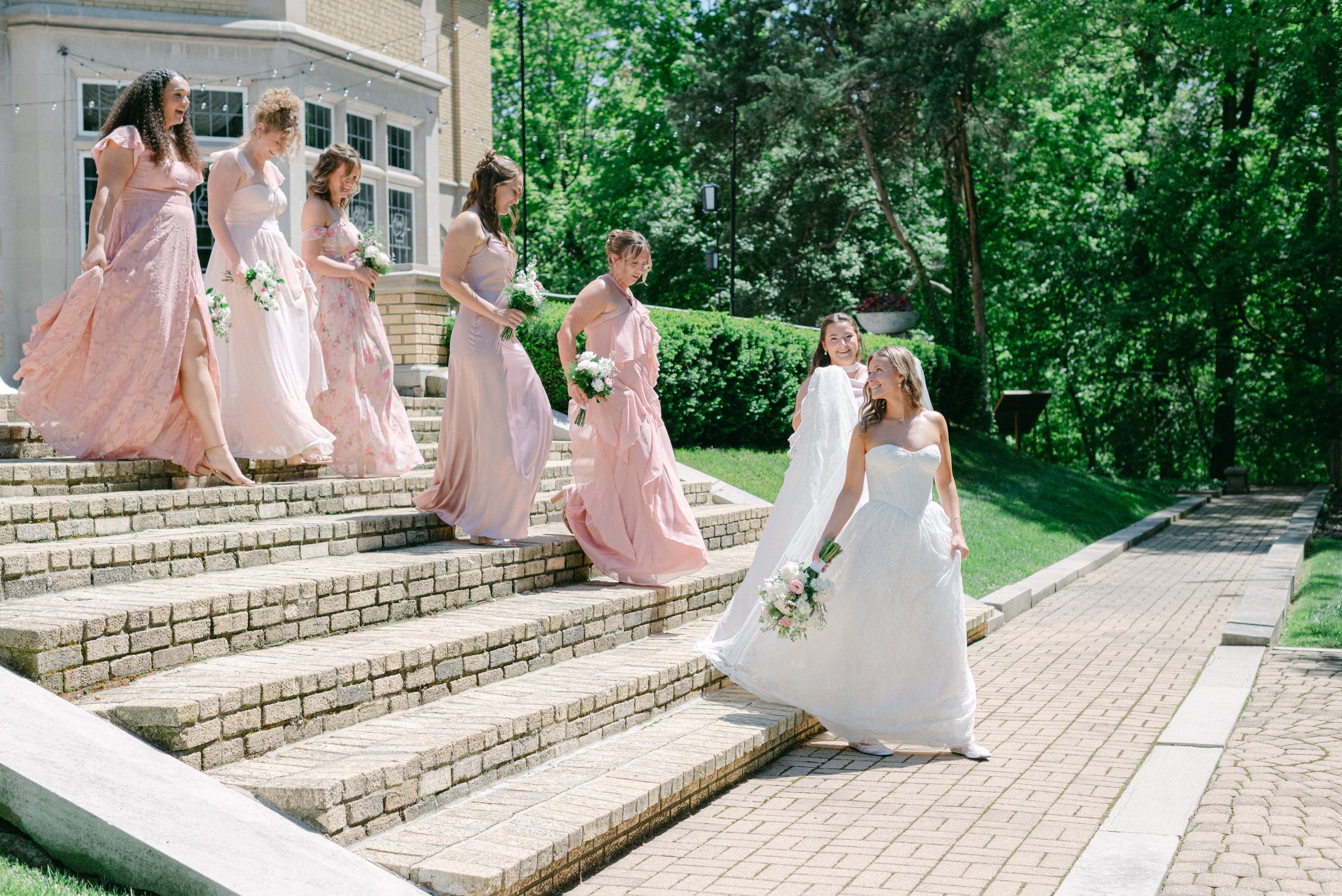 Kristen Bowen Photography, Indianapolis Wedding Photographer, Laurel Hall Wedding, Bridal Party Portraits
