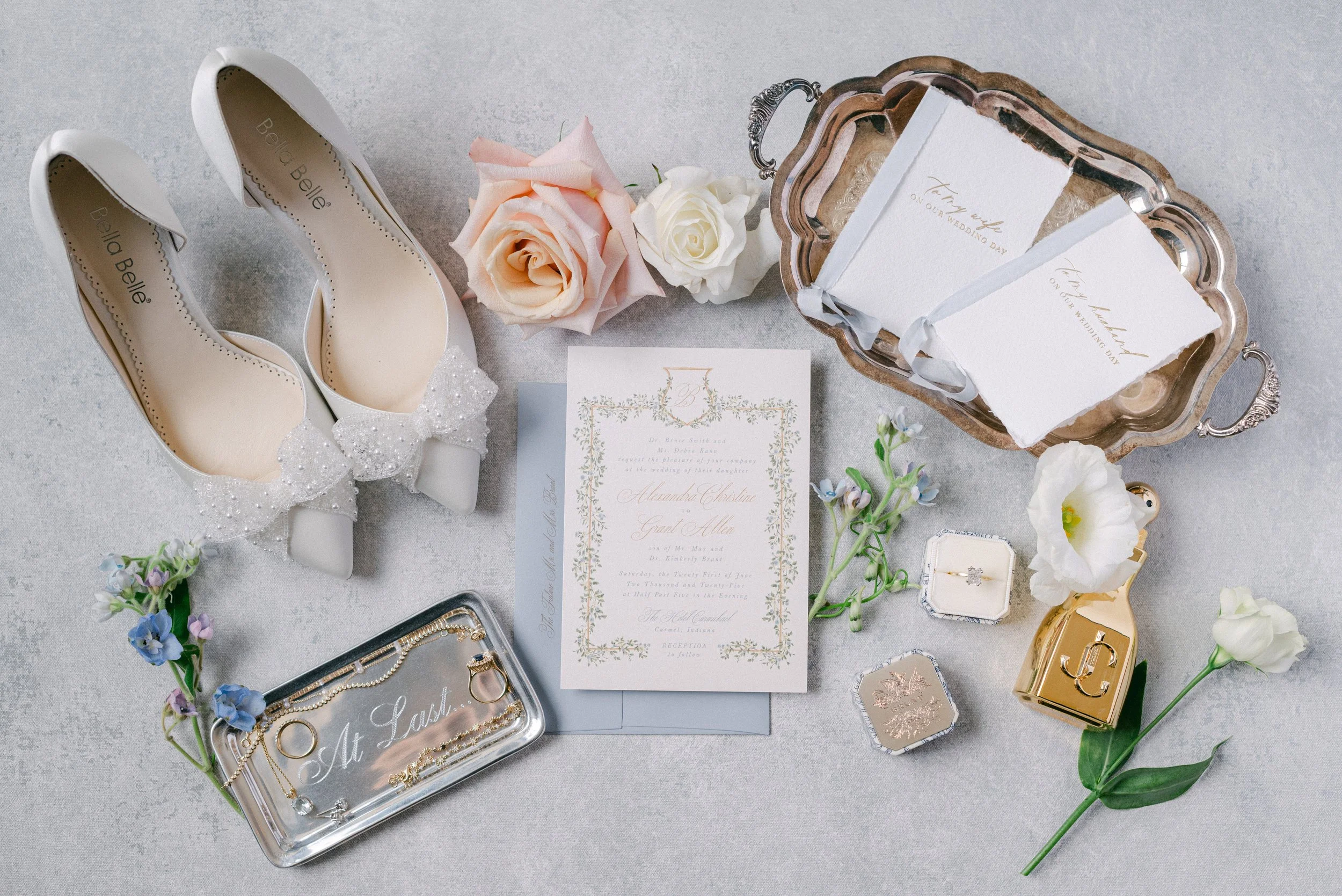 Kristen Bowen Photography, Indianapolis Wedding Photographer, Hotel Carmichael Wedding, Detail Photos