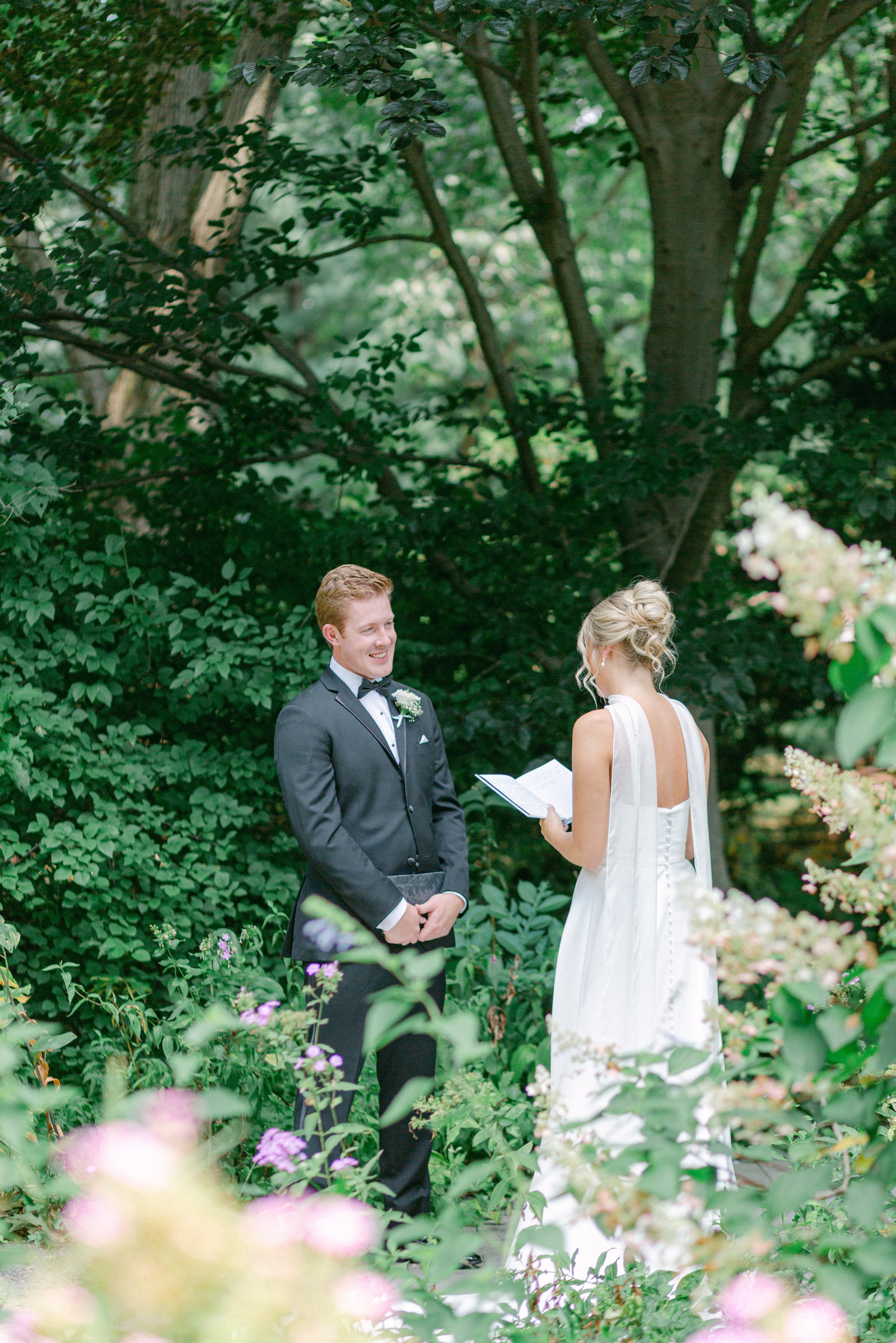 Kristen Bowen Photography, Indianapolis Wedding Photographer, Newfields Wedding, private vows