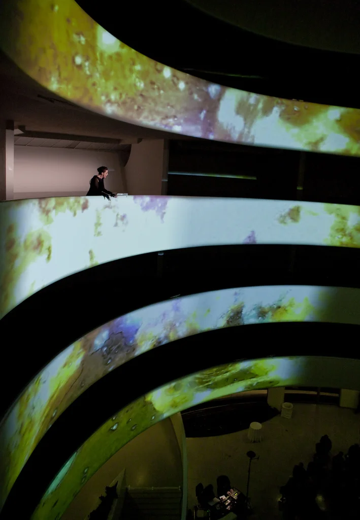 Hector Parra 's Hypermusic: Ascension at the Guggenheim Museum in New York City.