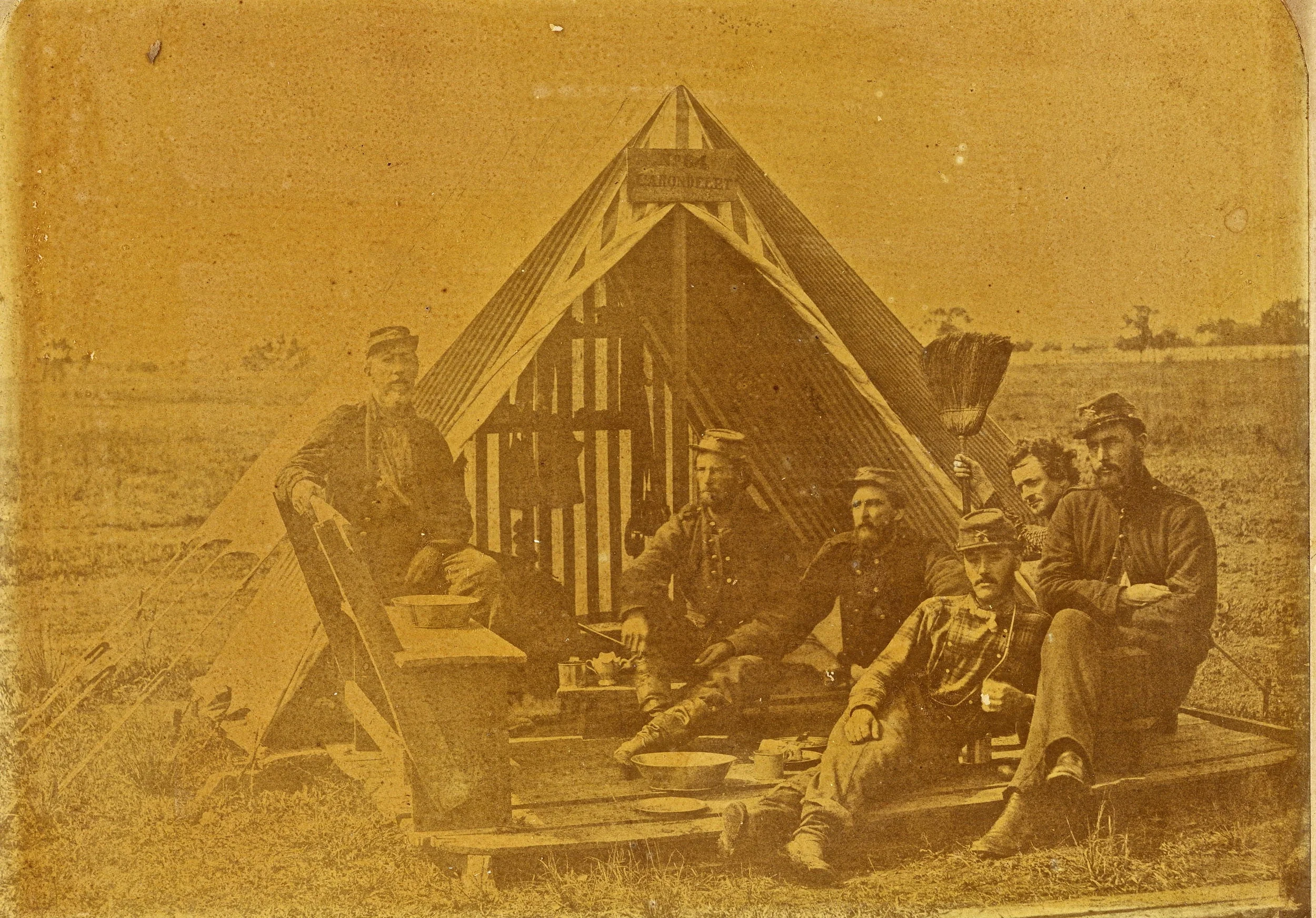 aaaUpt-5th-Co-Wahington-Artillery-in-the-field-Camp-Lewisnow-Audubon-Park-striped-tent-made-of-circus-tent-canvas-copy.jpg