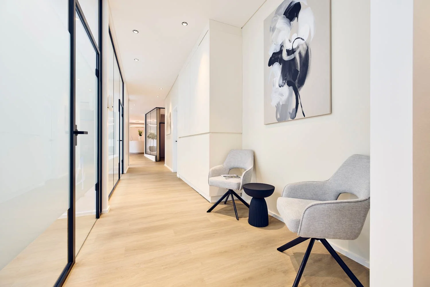 Innenarchitektur Arztpraxis Ulm Lichtführung