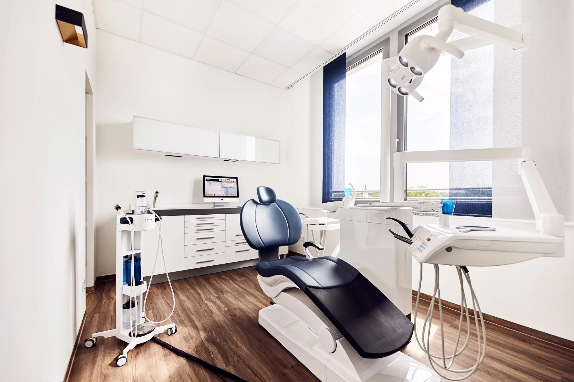 Architekturfotografie Arztpraxis München Behandlungsraum