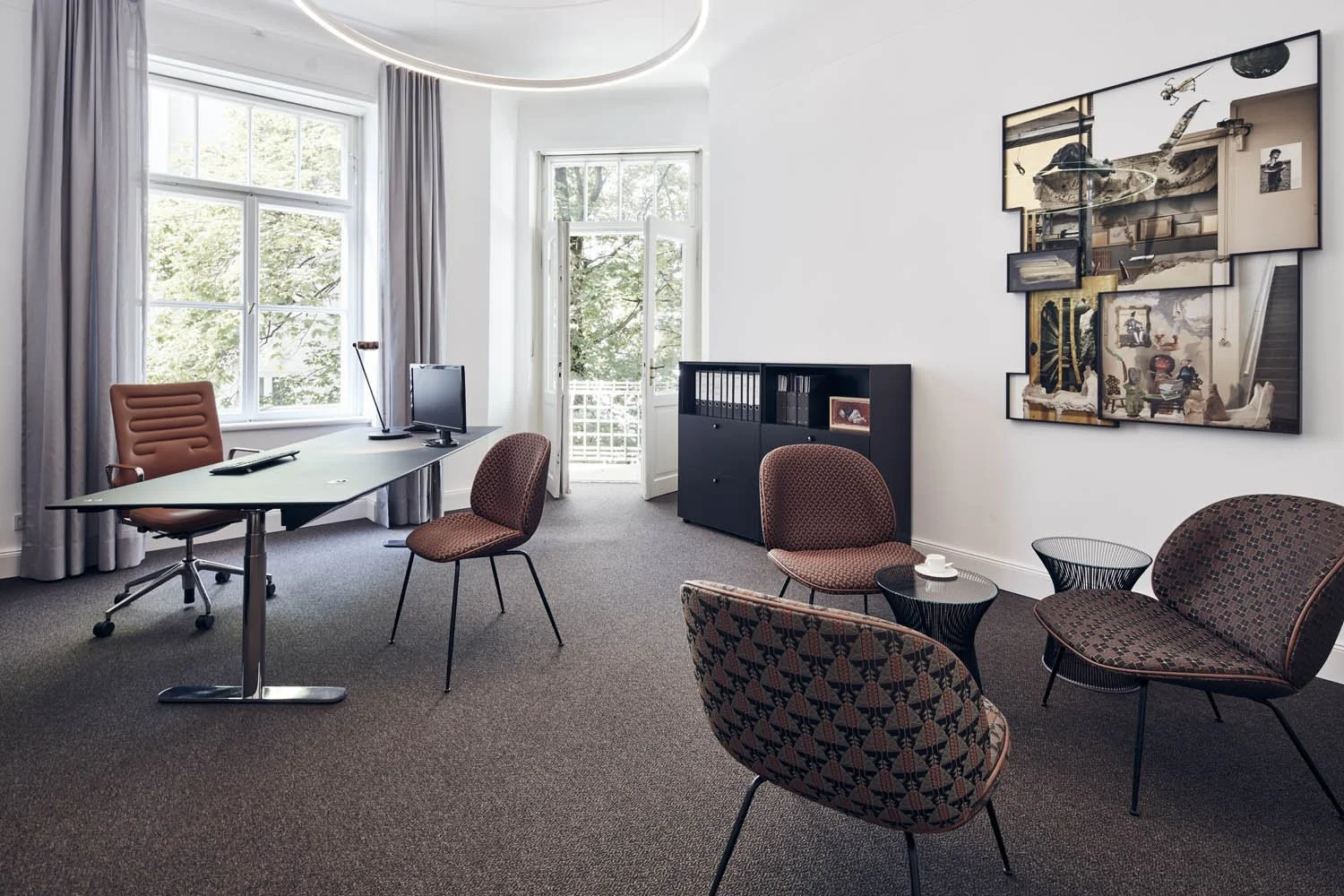 Architekturfotografie München hochwertiger Arbeitsbereich