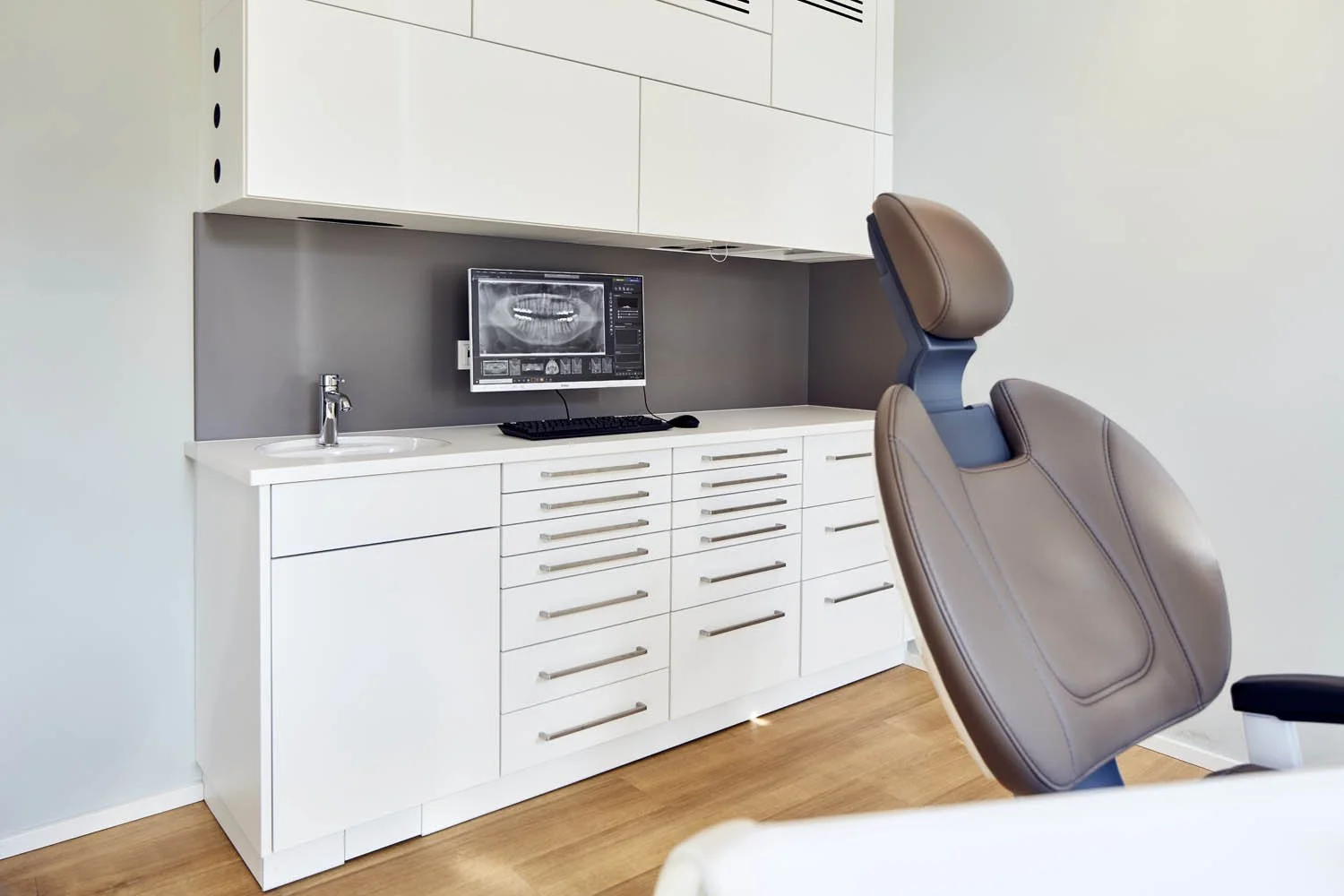 Architekturfotografie Zahnarztpraxis München Behandlungsraum