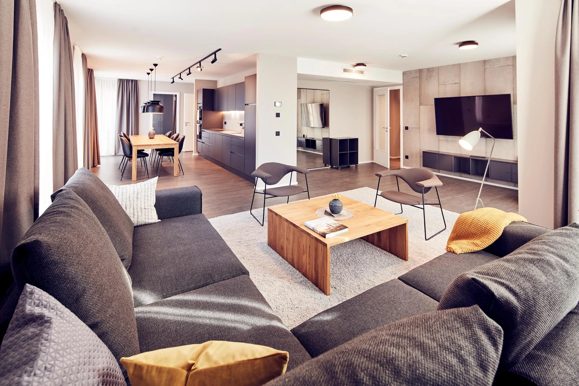 Hotelarchitektur München TIMEHOUSE Apartment Innenraum