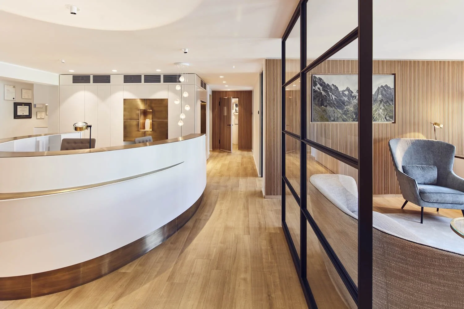 Architekturfotograf München – Praxisarchitektur Raumstruktur