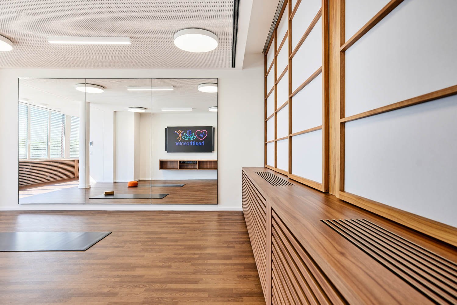 Moderne Gesundheitsarchitektur Innenraum