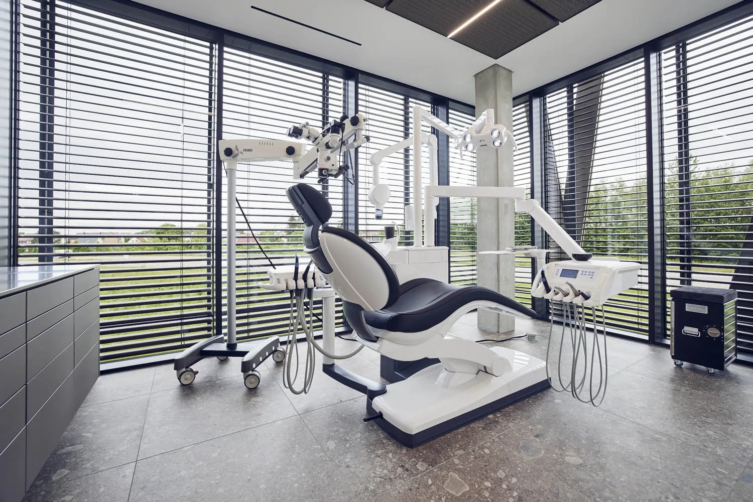 Architekturfotografie Bodensee Behandlungsbereich Praxis