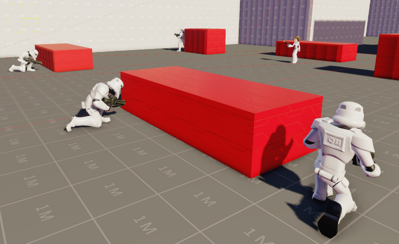 Enemy cover forces players into new strategies in ranged combat.