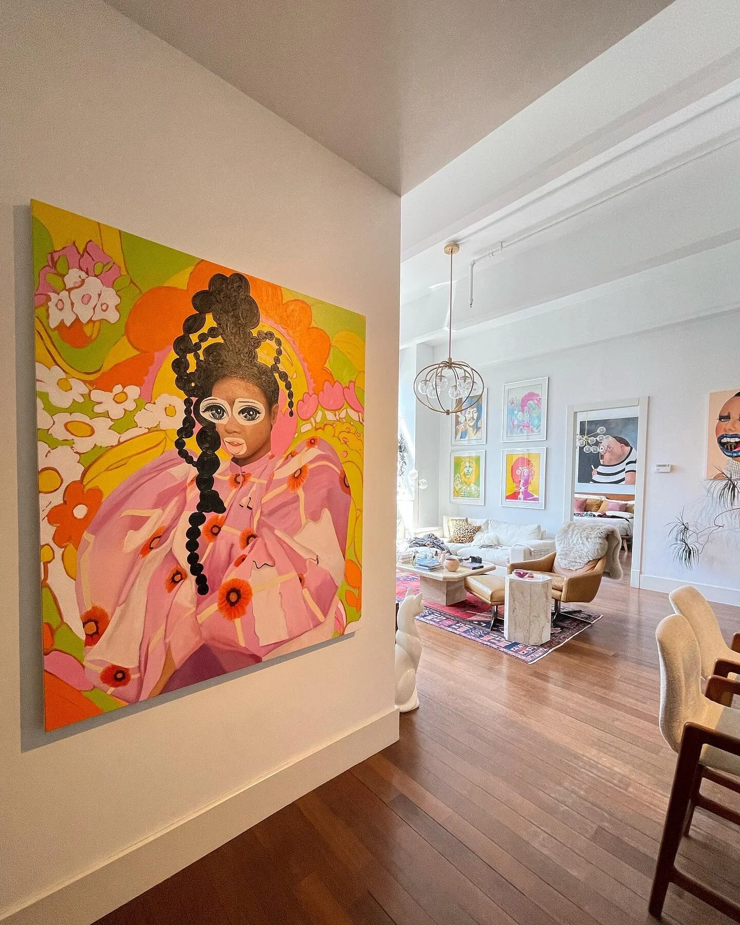 Home is where the art is (heh) 😋💕🤍🍄🏡🎨🖼️🖌️🌻💮🪷🐣🫶🏻