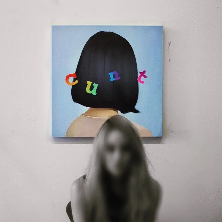 Rainbow Cunt 🌈
24x24&rdquo;
Oil on canvas 
2016 
(SOLD)

#art #artist #paint #painting #oilpainting #contemporaryart #nyc #nycart #bk #bkart #female #womanartist  #women #femalepainter #color #colorful #artforsale #onlineart #artsale #paletteknife #