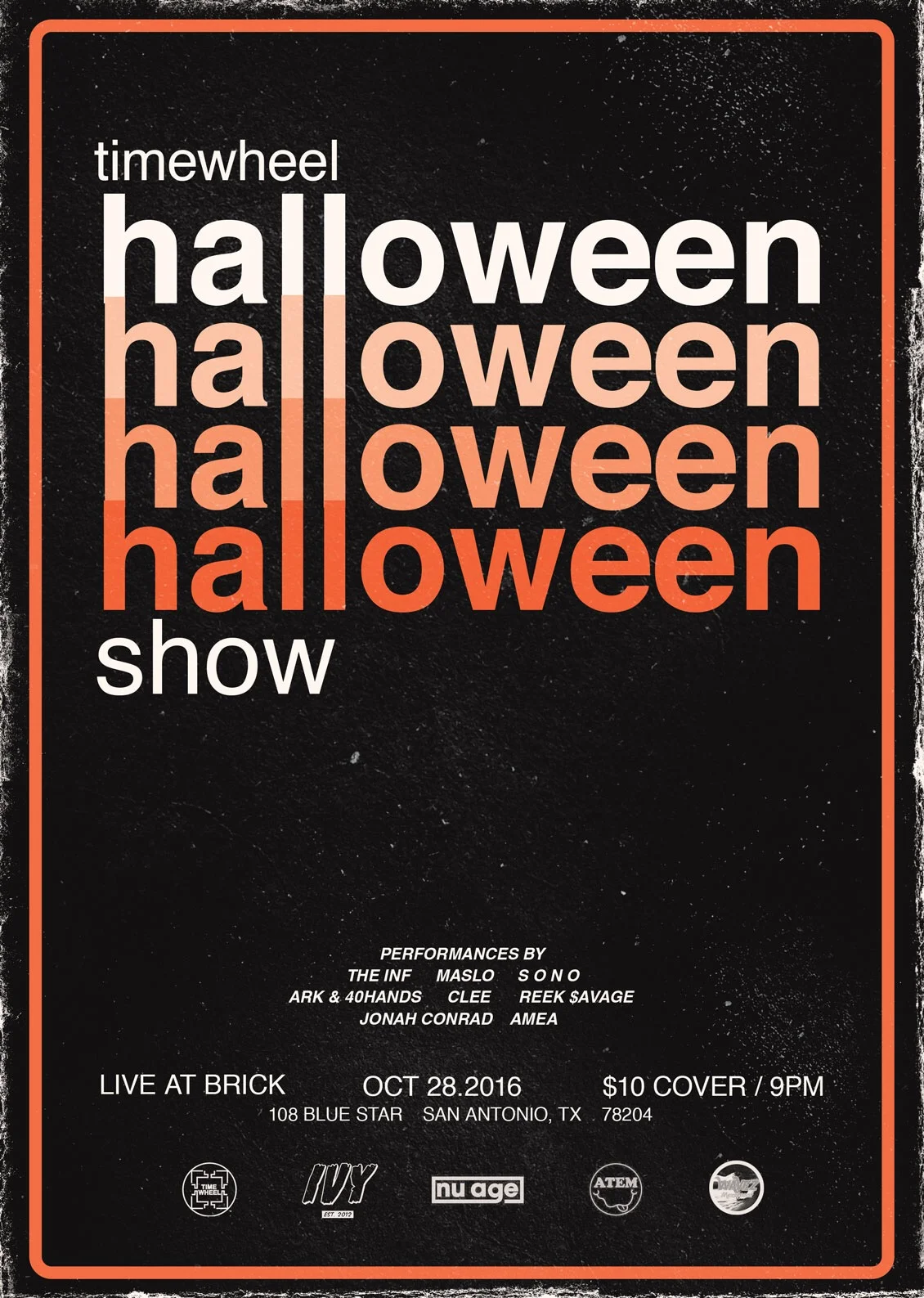 TIMEWHEEL HALLOWEEN SHOW