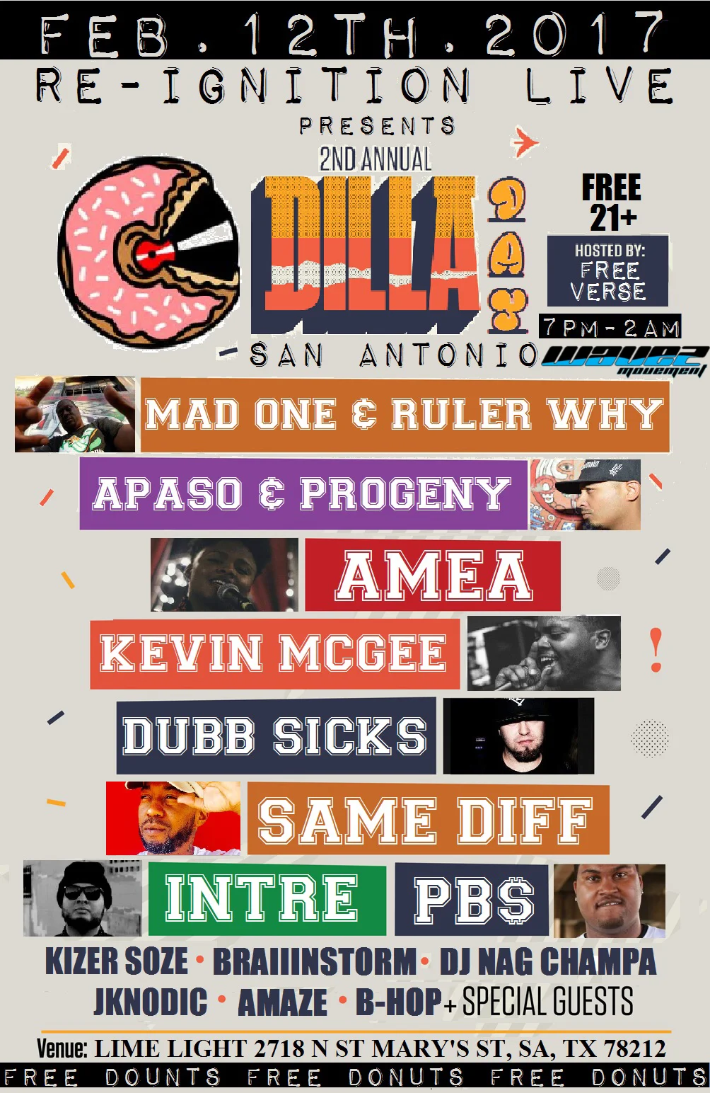 2nd Annual Dilla Day 2/12 Hosted By DJ Freeverse 