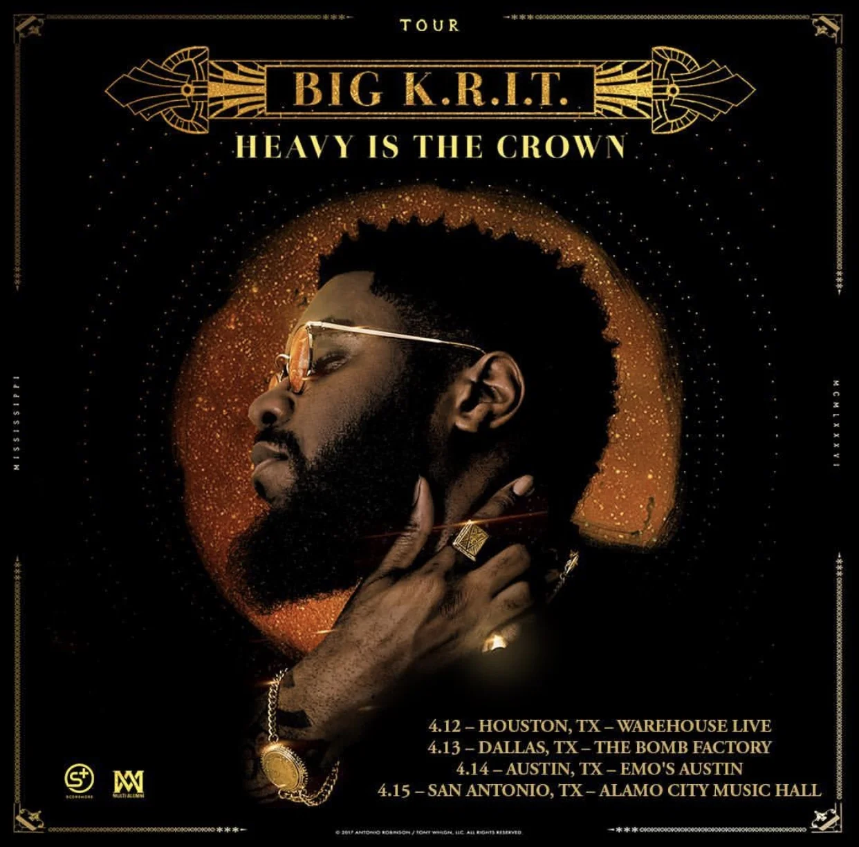 Scoremore Presents Big K.R.I.T: Heavy Is The Crown Tour (Texas)